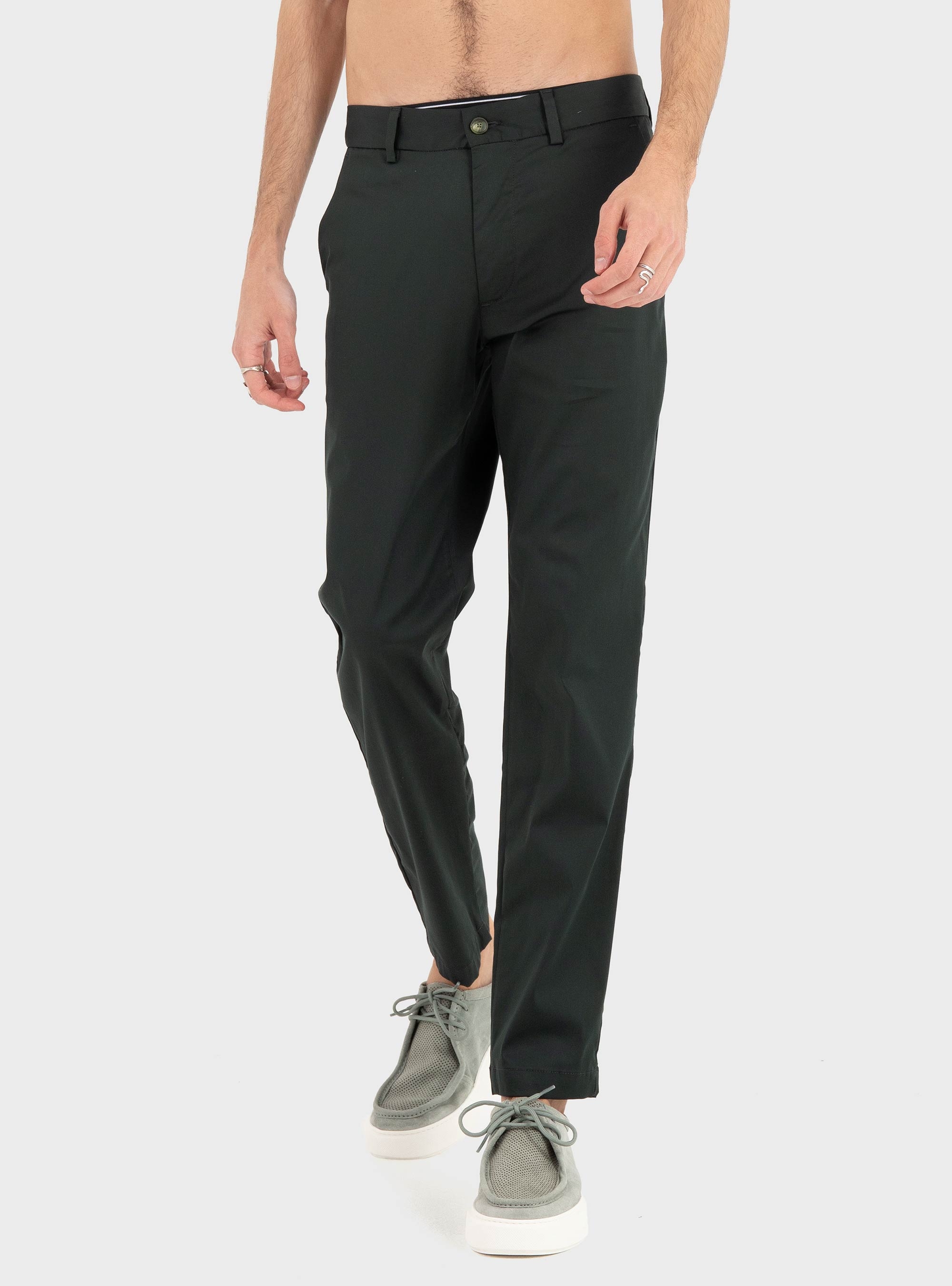 BOSS Slim-Fit Trousers In Cotton-Blend Twill P-Kaiton1 - Dark Green