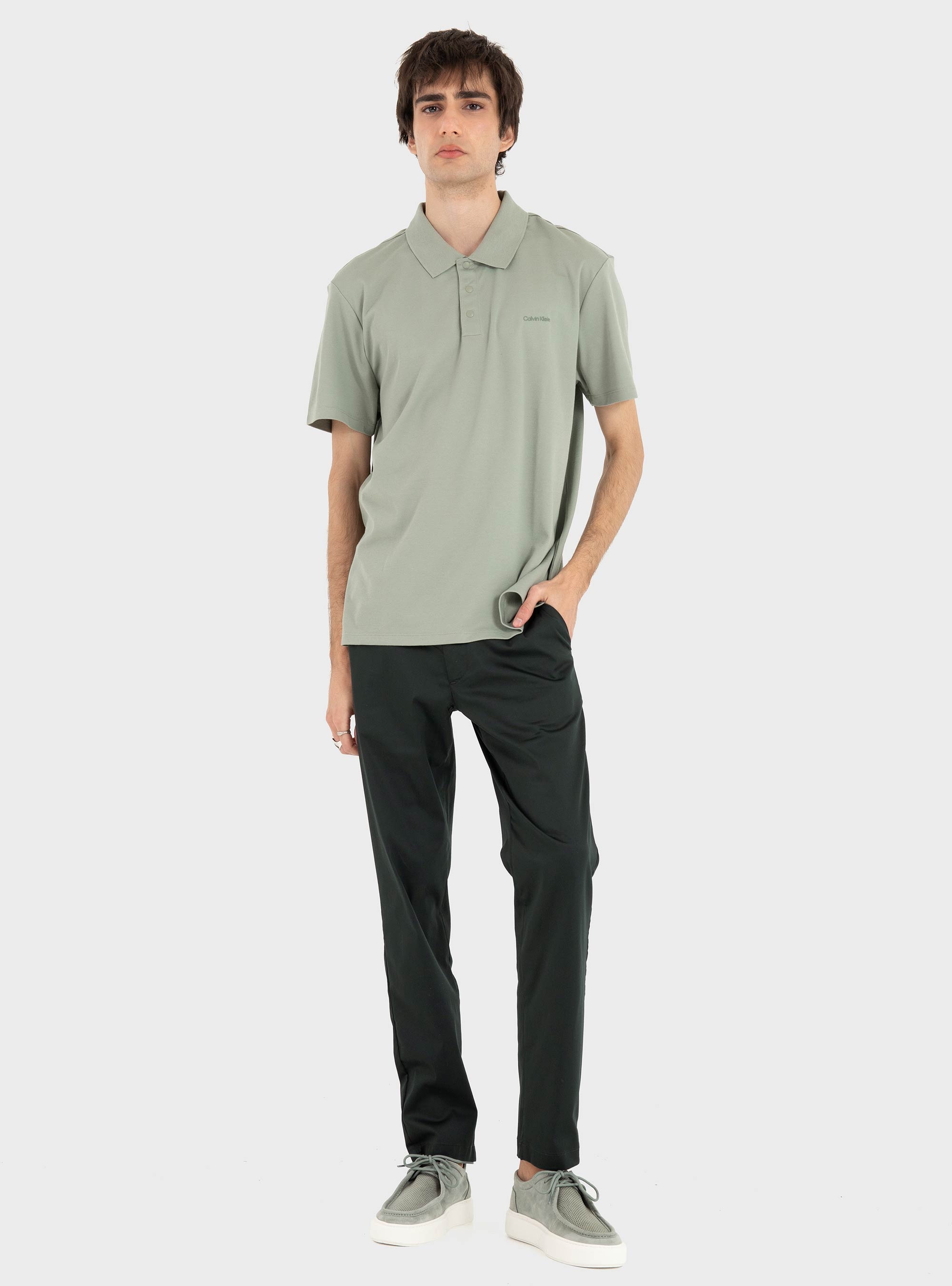 BOSS Slim-Fit Trousers In Cotton-Blend Twill P-Kaiton1 - Dark Green