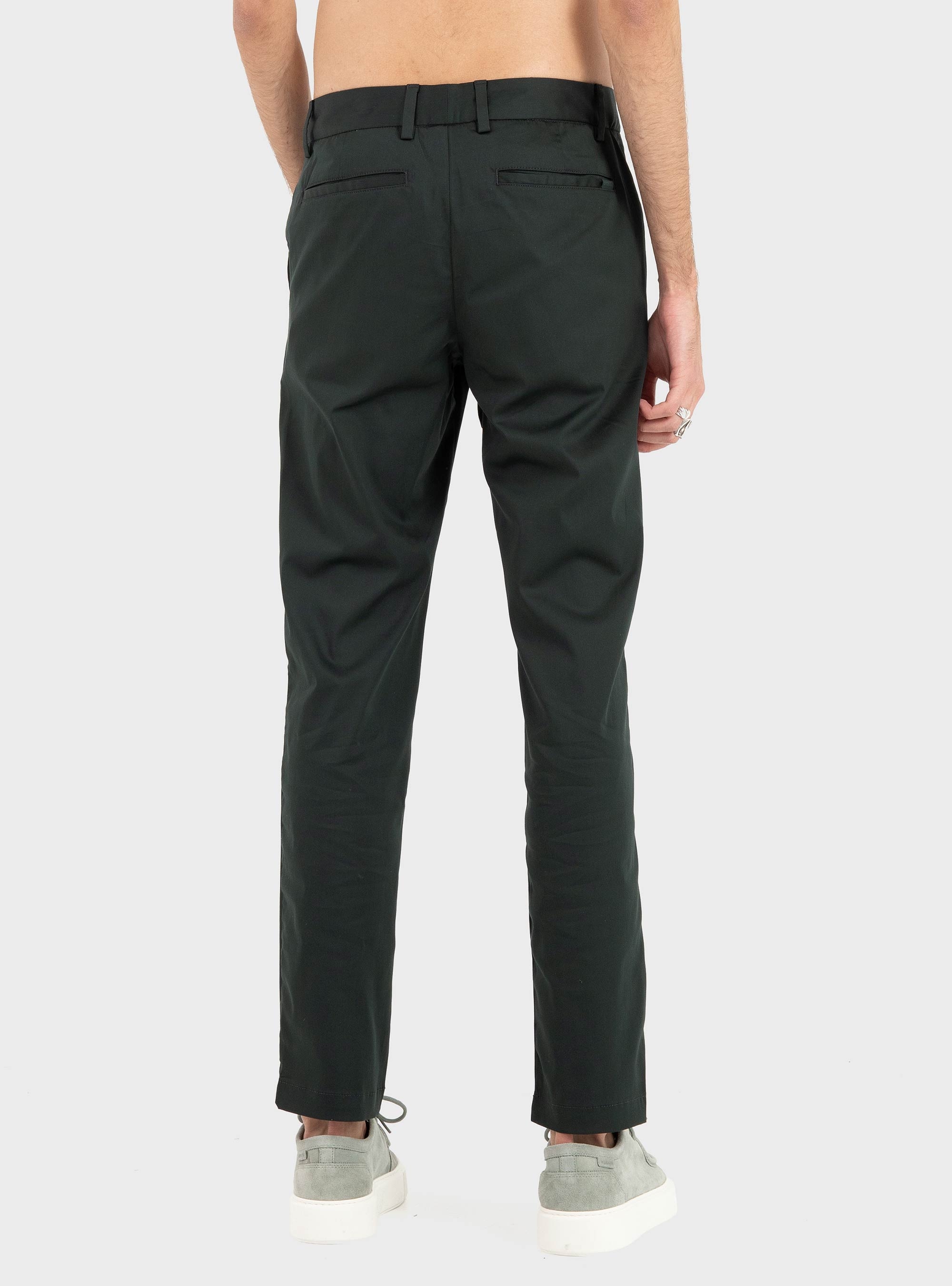 BOSS Slim-Fit Trousers In Cotton-Blend Twill P-Kaiton1 - Dark Green