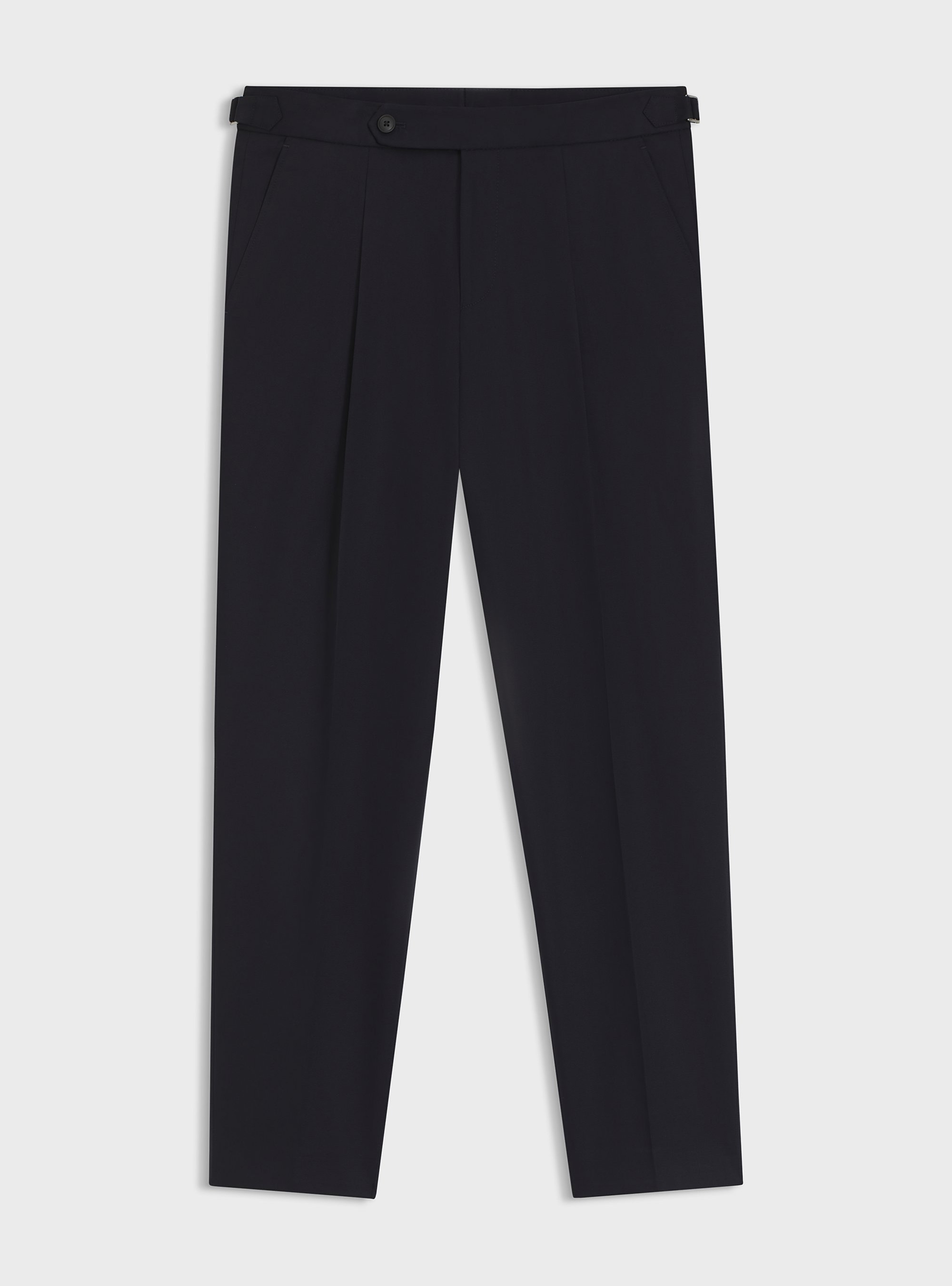 BOSS Tapered-Fit Trousers In Stretch Cotton C-Perino-PL-DTL-254 - Dark Blue