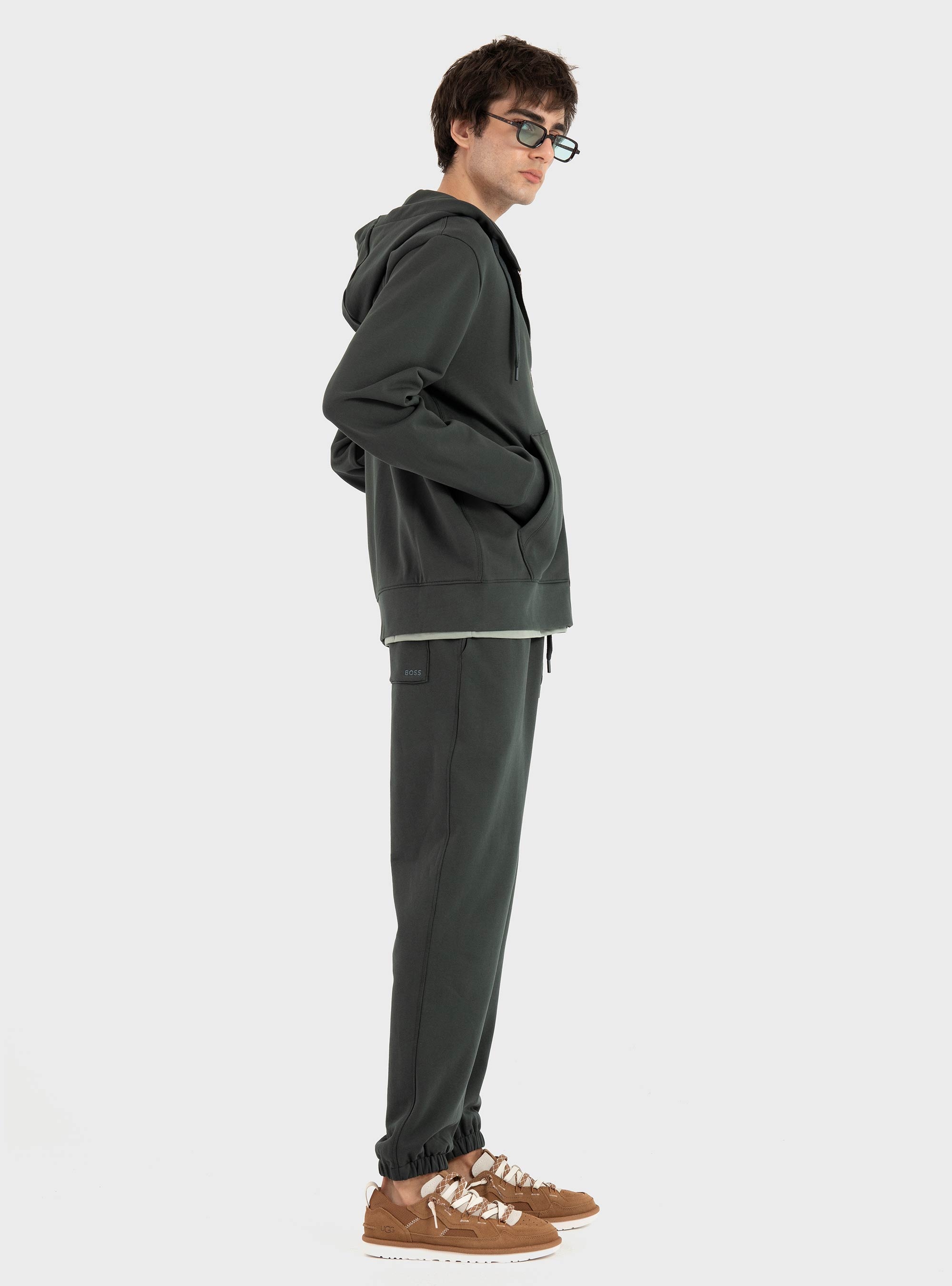 BOSS Regular Fit Hoodie H-Spence 15 - Dark Green