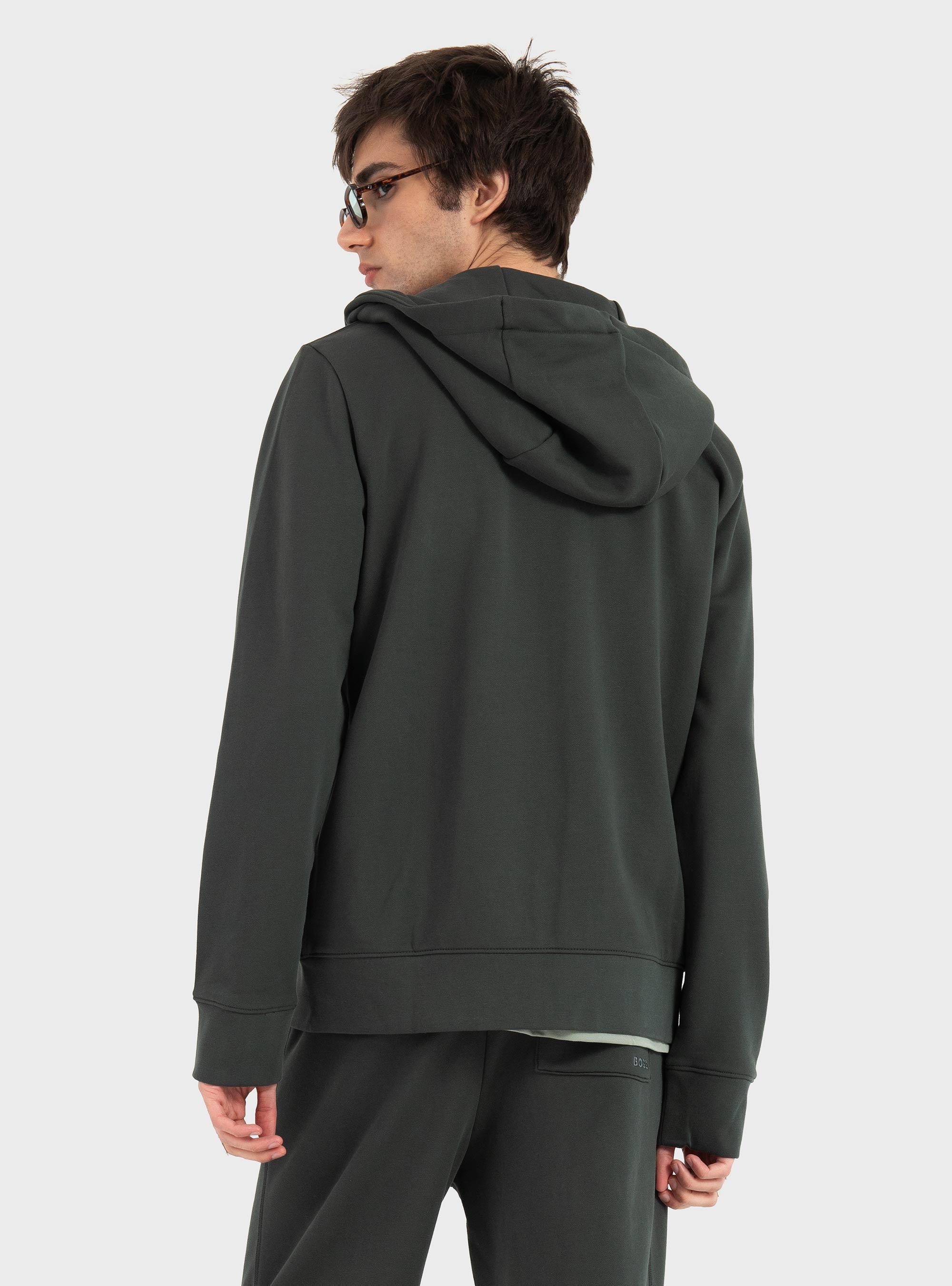 BOSS Regular Fit Hoodie H-Spence 15 - Dark Green