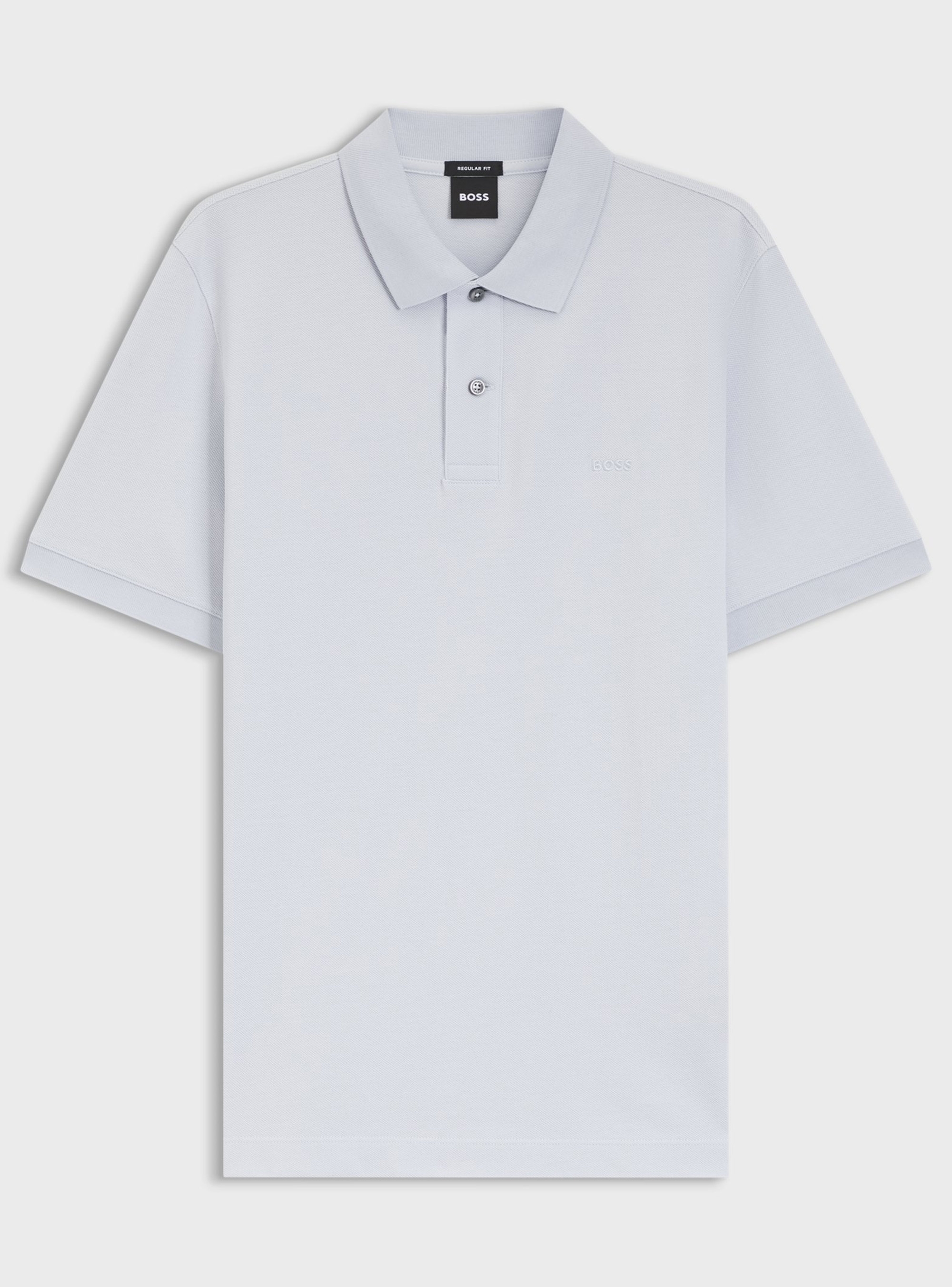 BOSS Polo Shirt In Cotton Piqué With Embroidered Logo Pallas - Purple