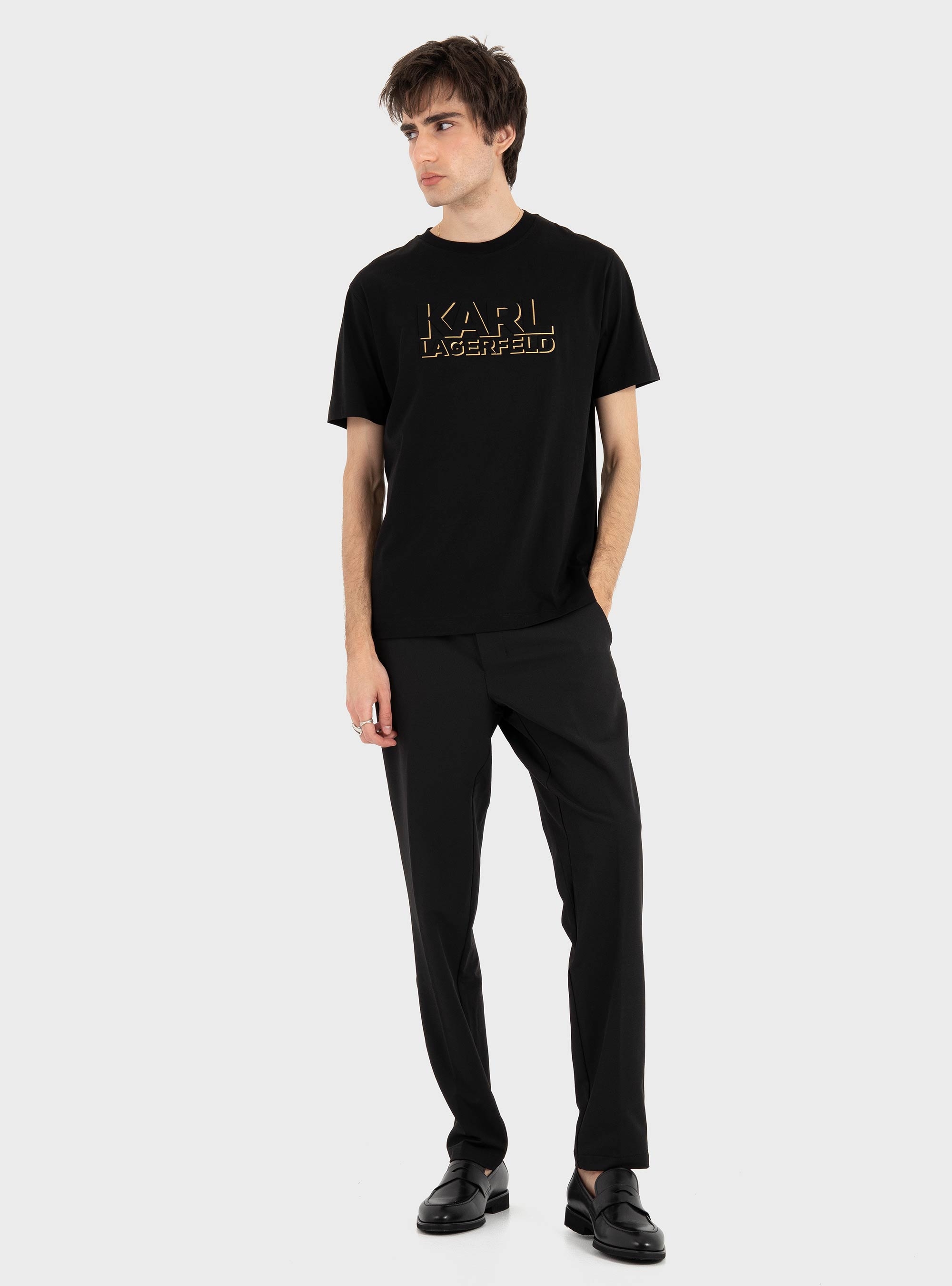 BOSS Tapered-Fit Trousers In Water-Repellent Stretch Fabric TR_Commuter-Tapered - Black