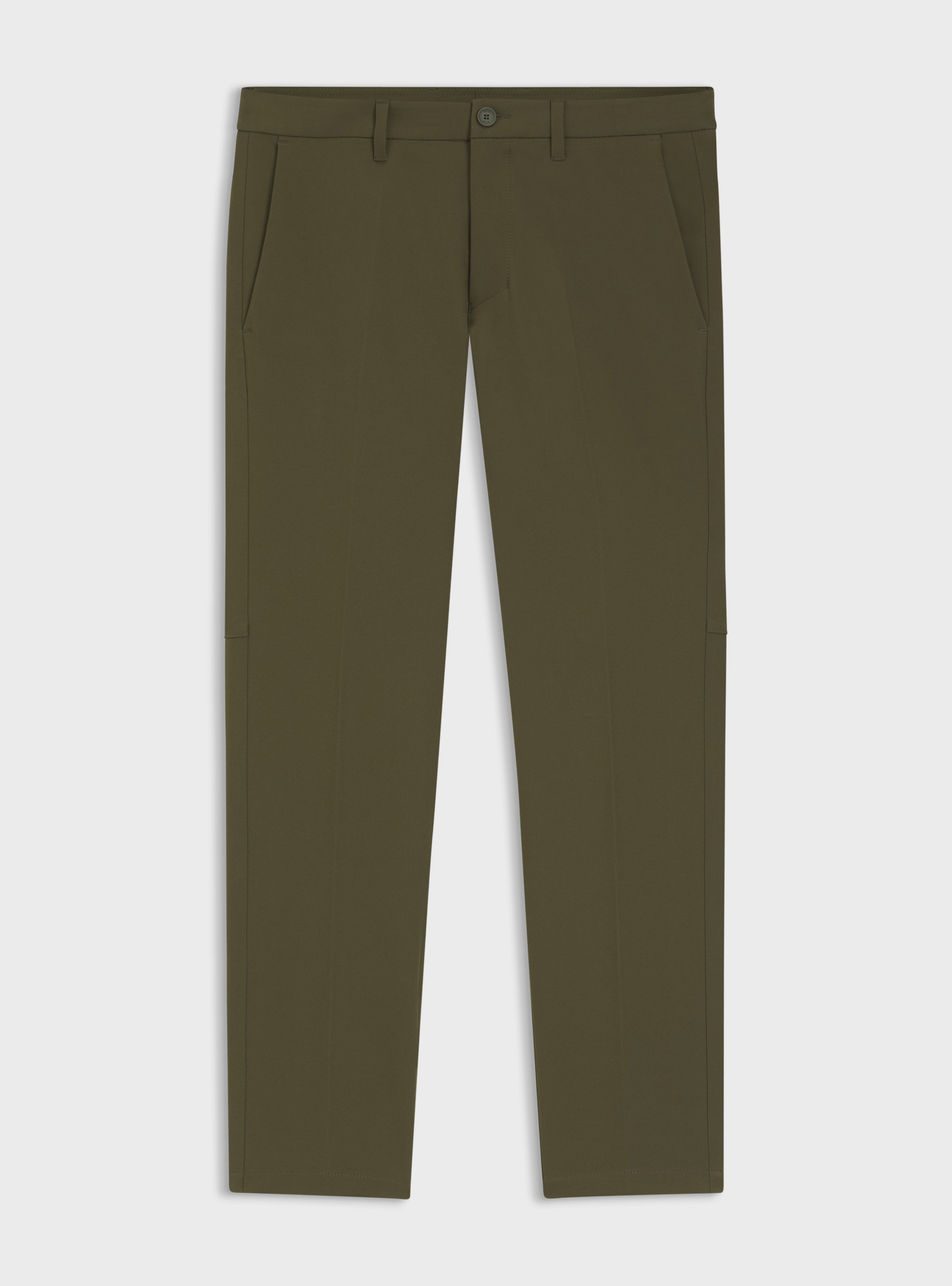 BOSS Regular-Fit Trousers In Water-Repellent Stretch Fabric  T_Commuter-Slim - Light Olive