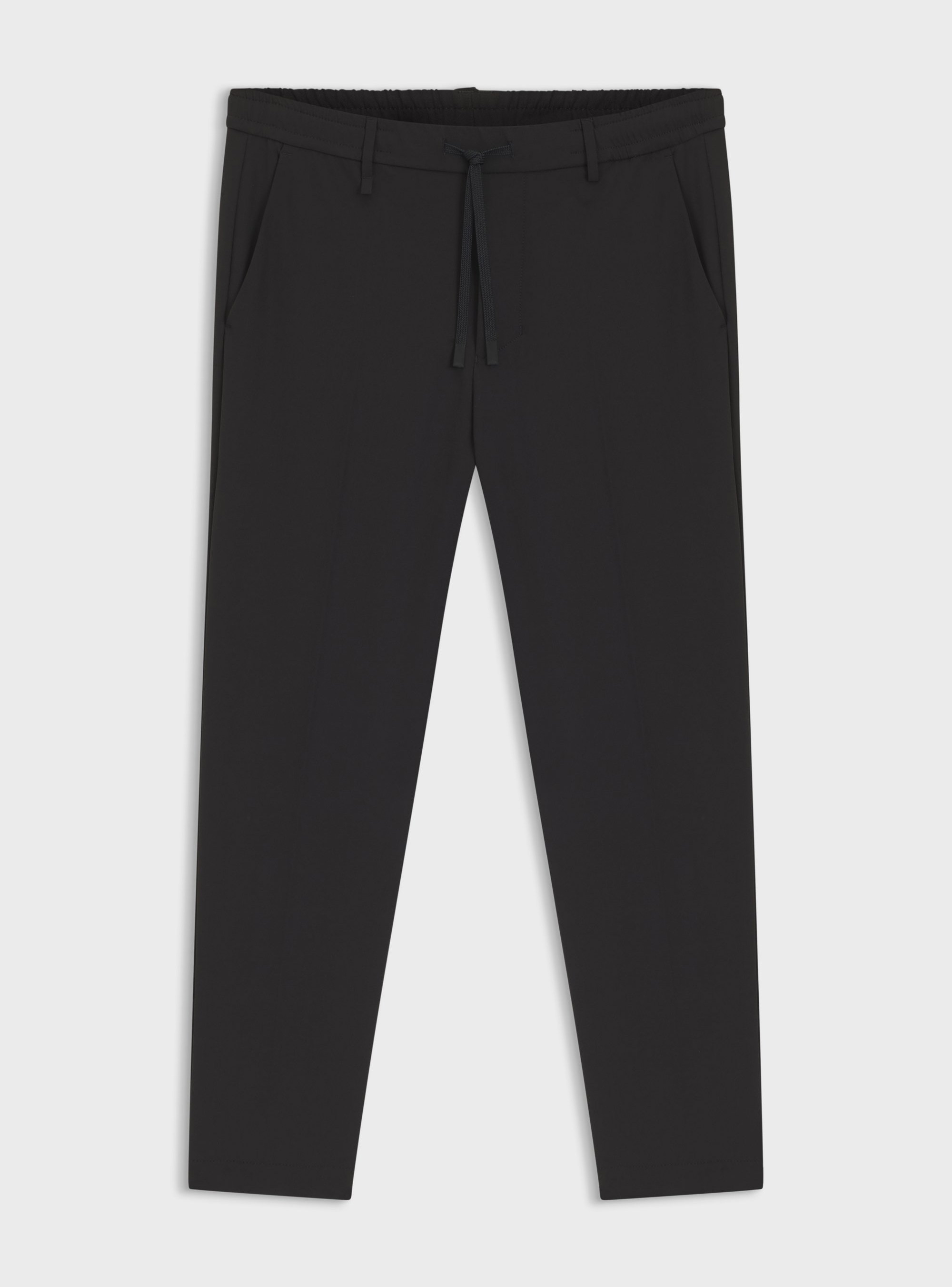 BOSS Tapered-Fit Trousers With Water-Repellent Finish T_Convert - Black
