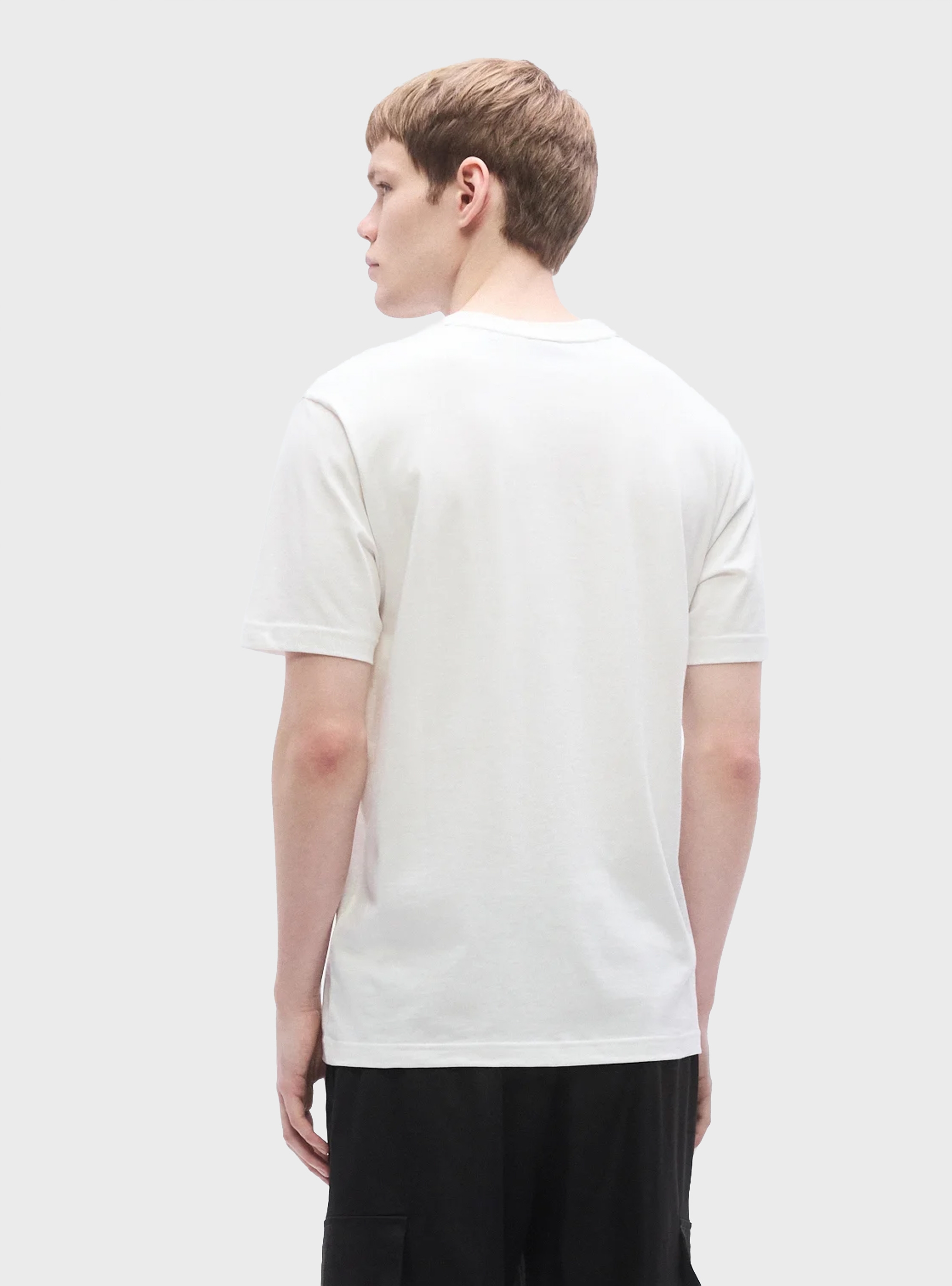 BOSS Cotton-Jersey T-Shirt With Tennis-Themed Artwork TS_Join Logo - White