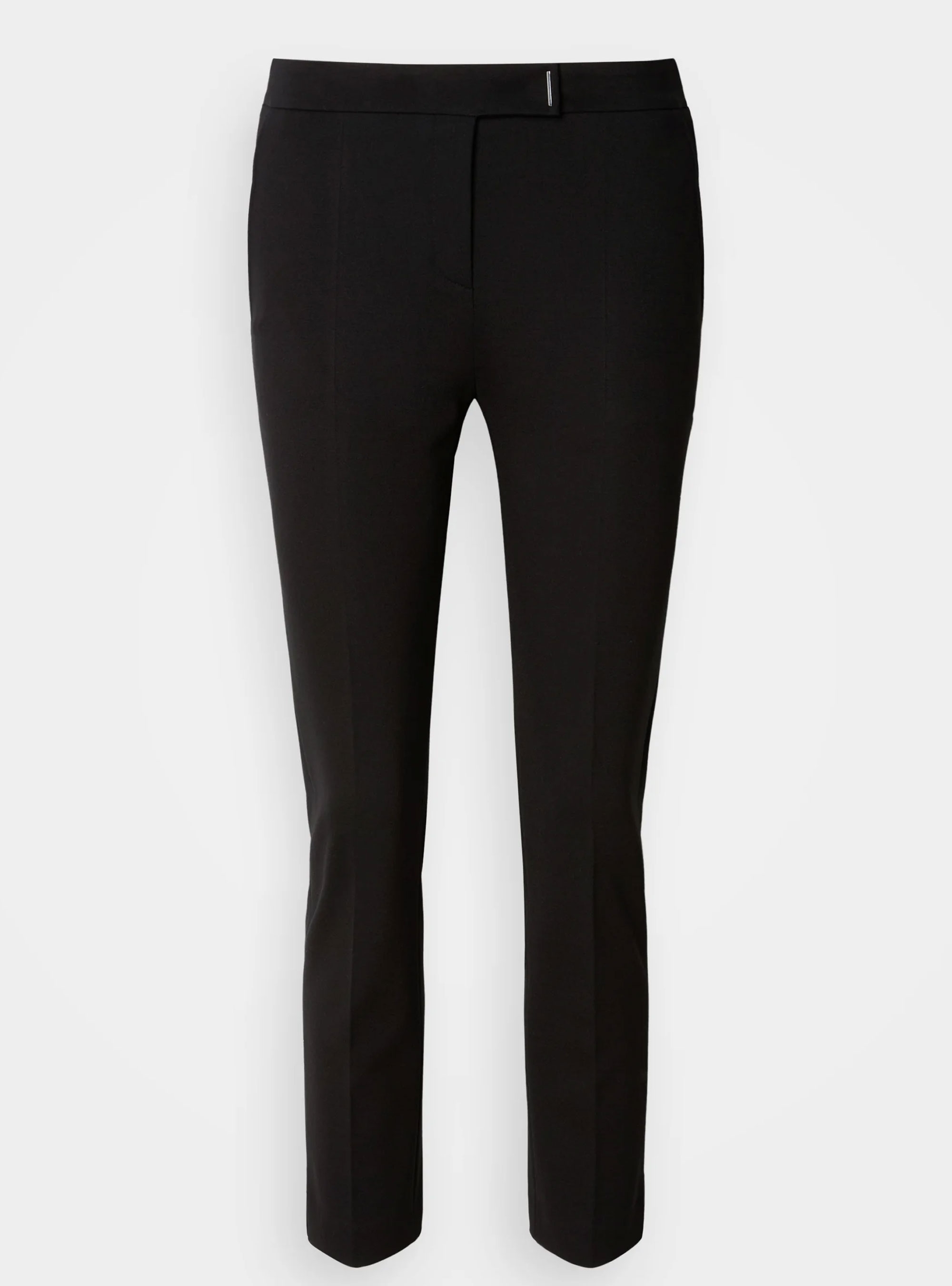 BOSS Slim-Fit Trousers In Stretch Jersey Tapria-Crop - Black