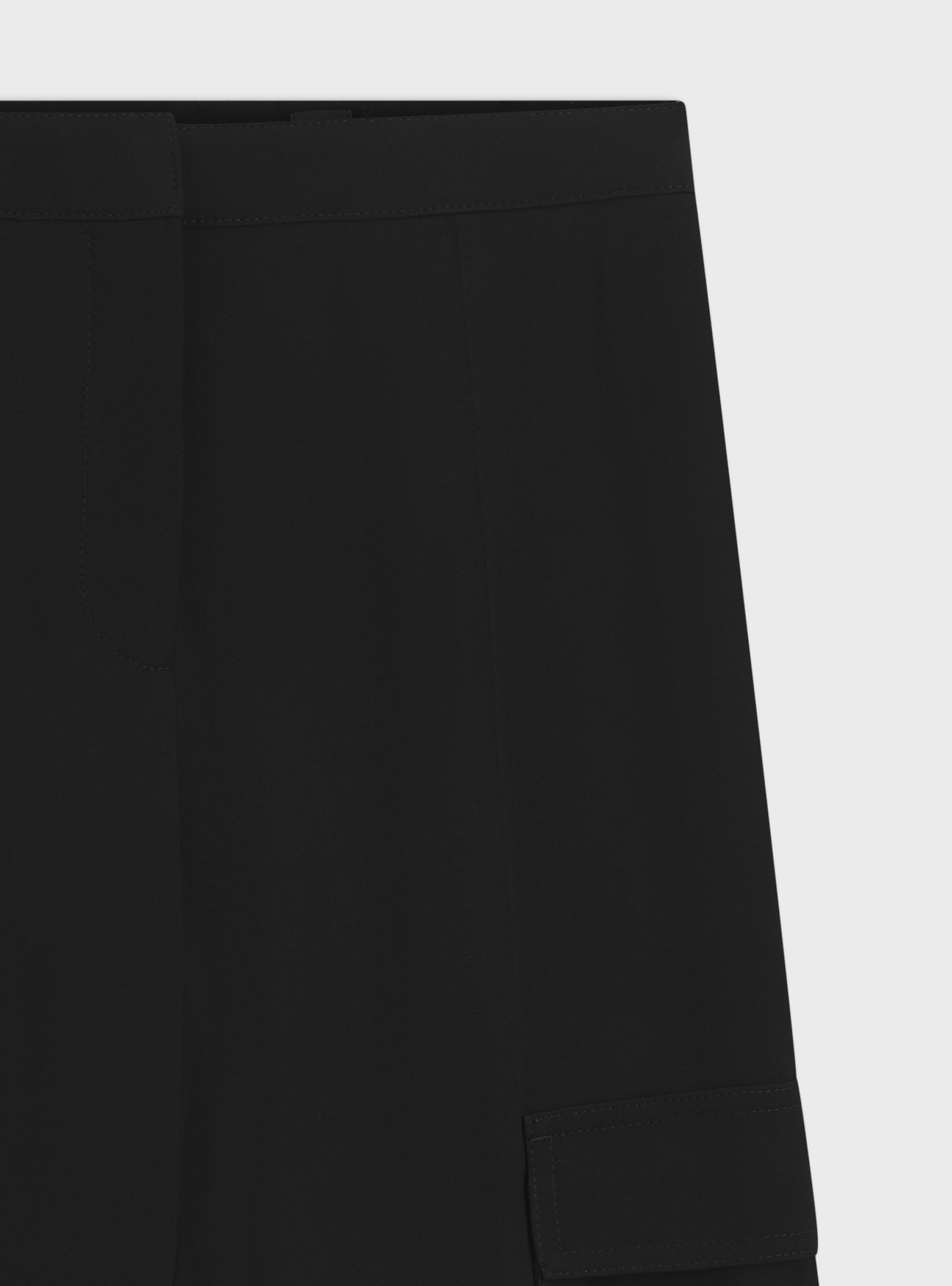 BOSS Regular-Fit Trousers In Crepe With Cargo Pockets  Tianamia1 - Black