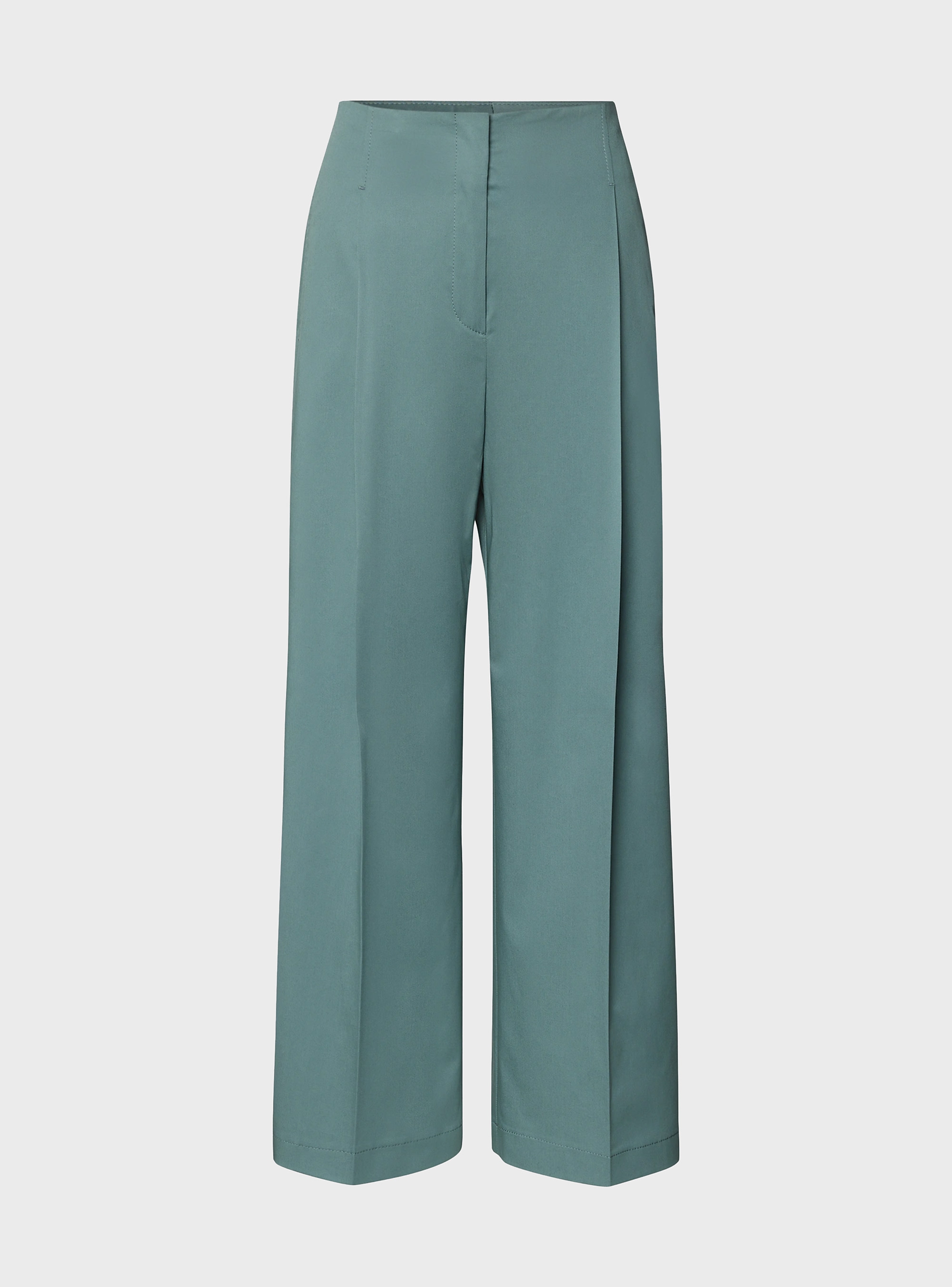 BOSS Relaxed-Fit Culottes In Stretch Cotton Tulotta - Petrol