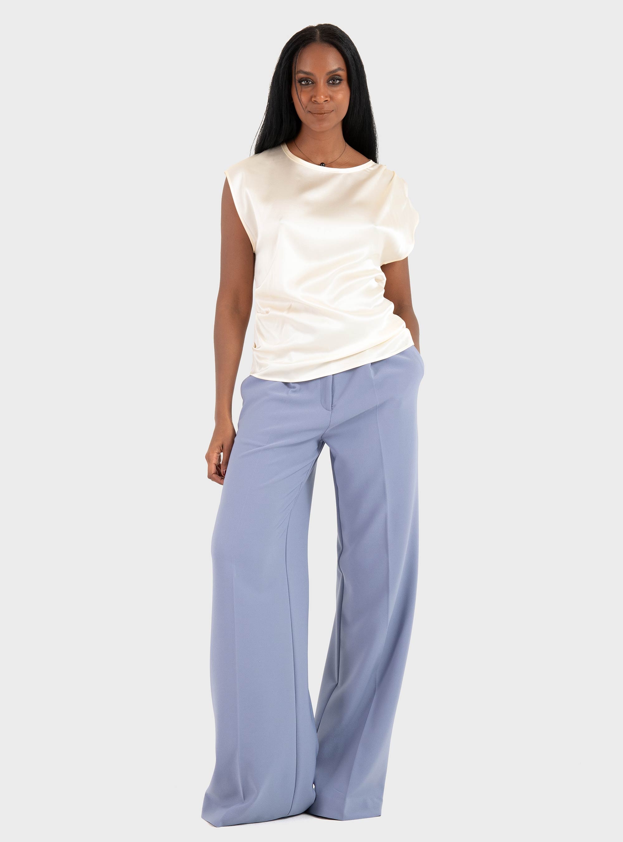 BOSS Slim Fit Top Etoga - Off White