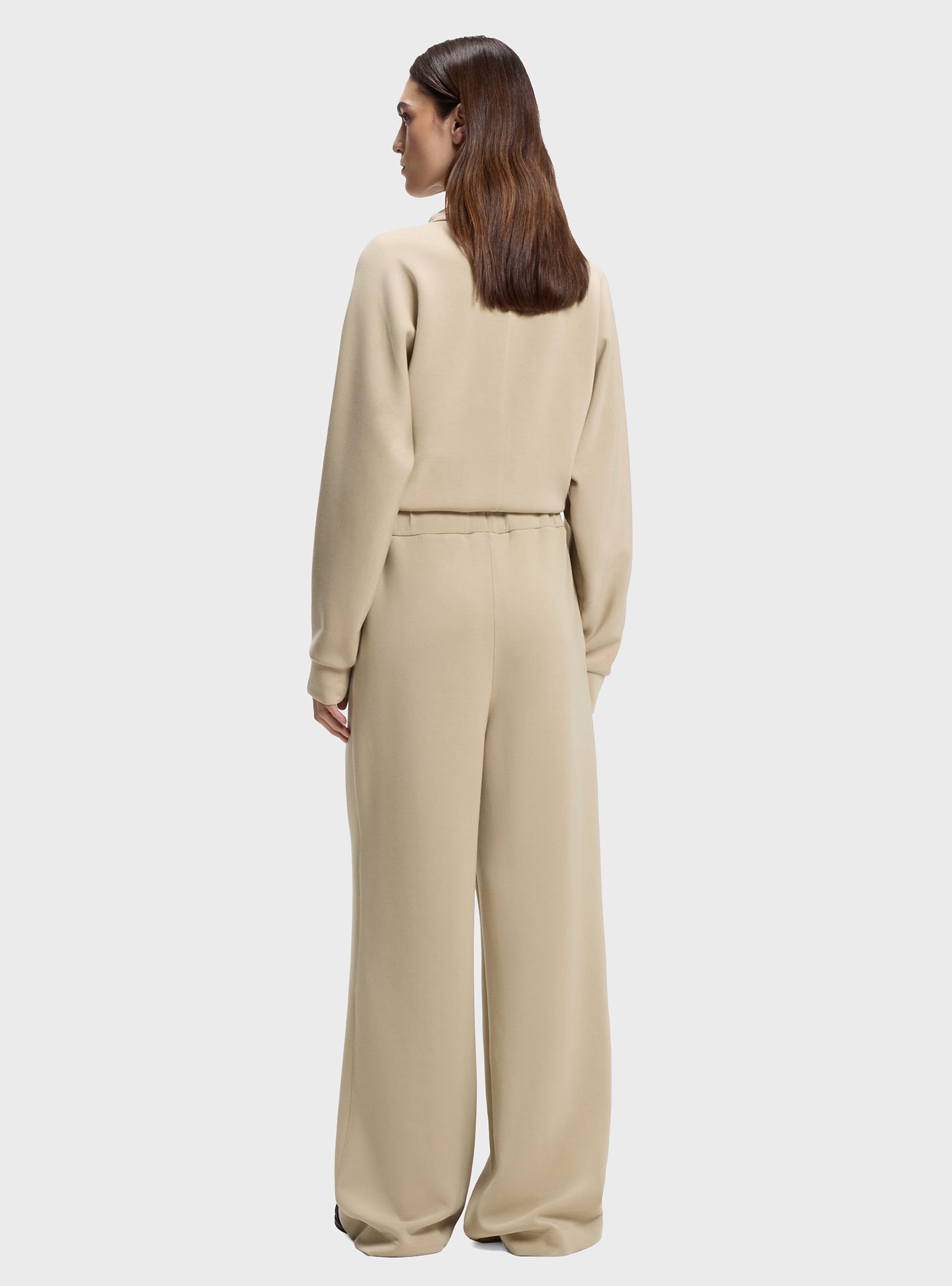BOSS Relaxed-Fit Tracksuit Bottoms With Double B Monogram  Epesya - Beige