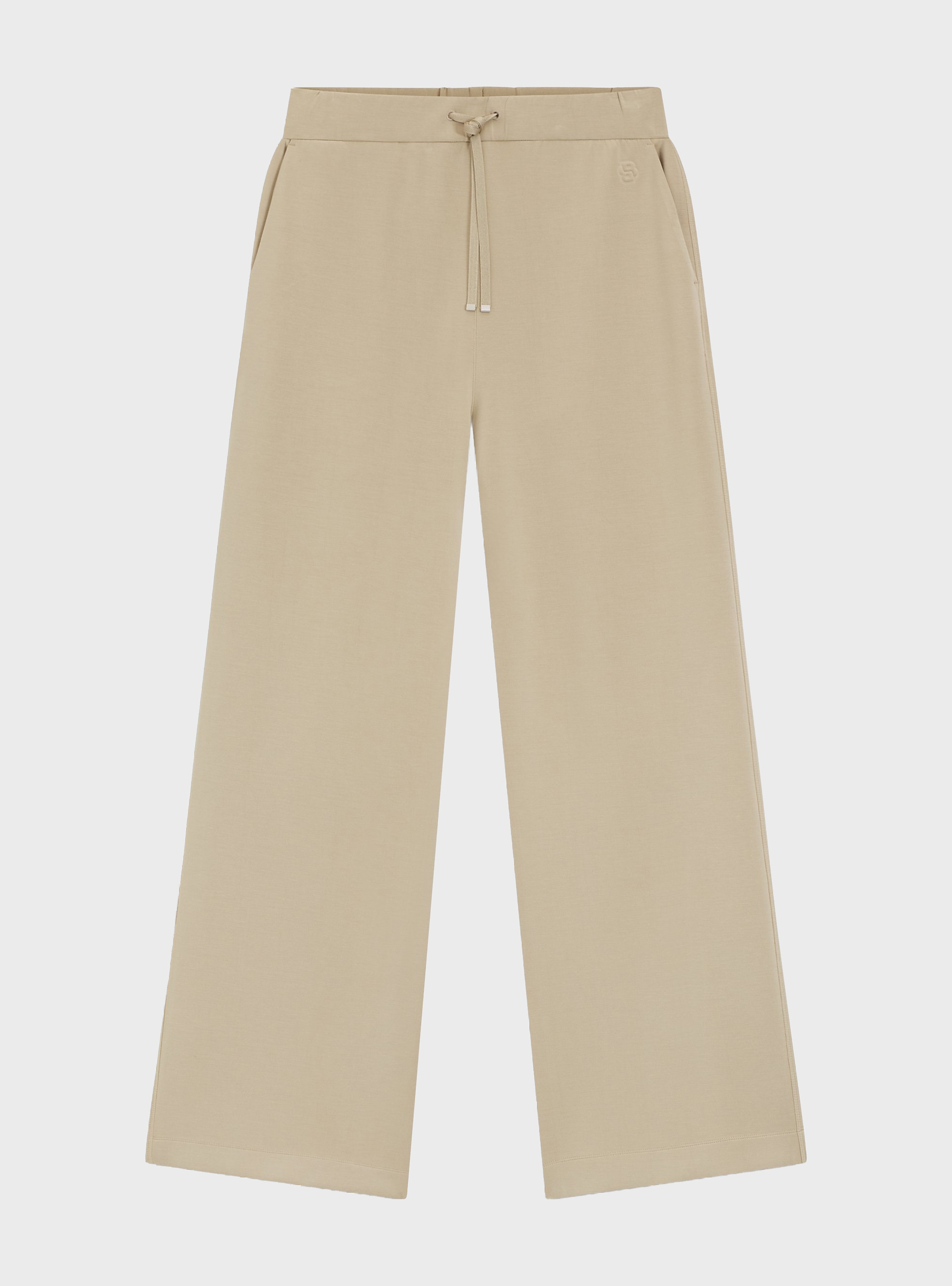 BOSS Relaxed-Fit Tracksuit Bottoms With Double B Monogram  Epesya - Beige