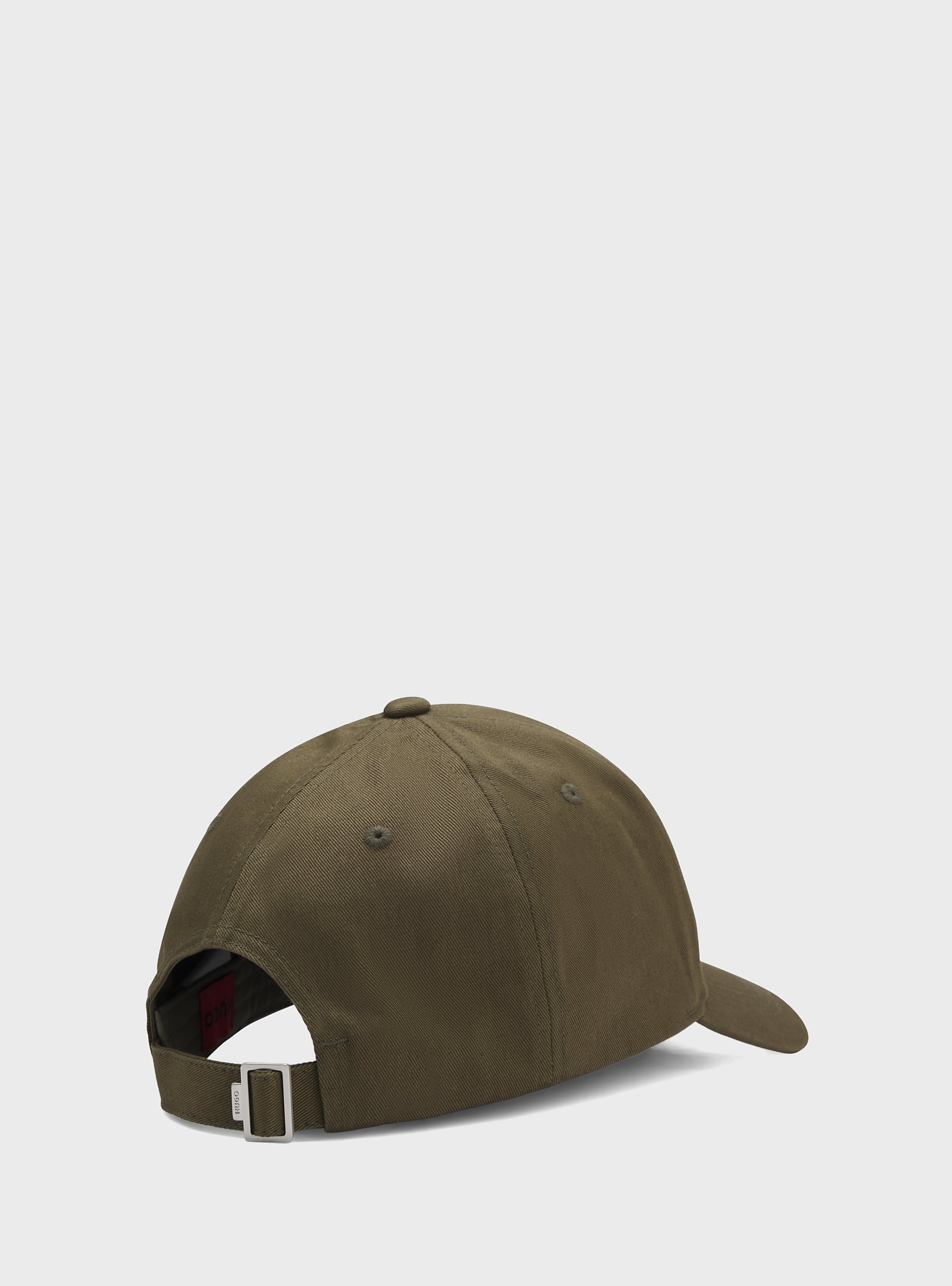 HUGO Cotton-Twill Cap With Stacked Logo  Jake-ME - Light Olive