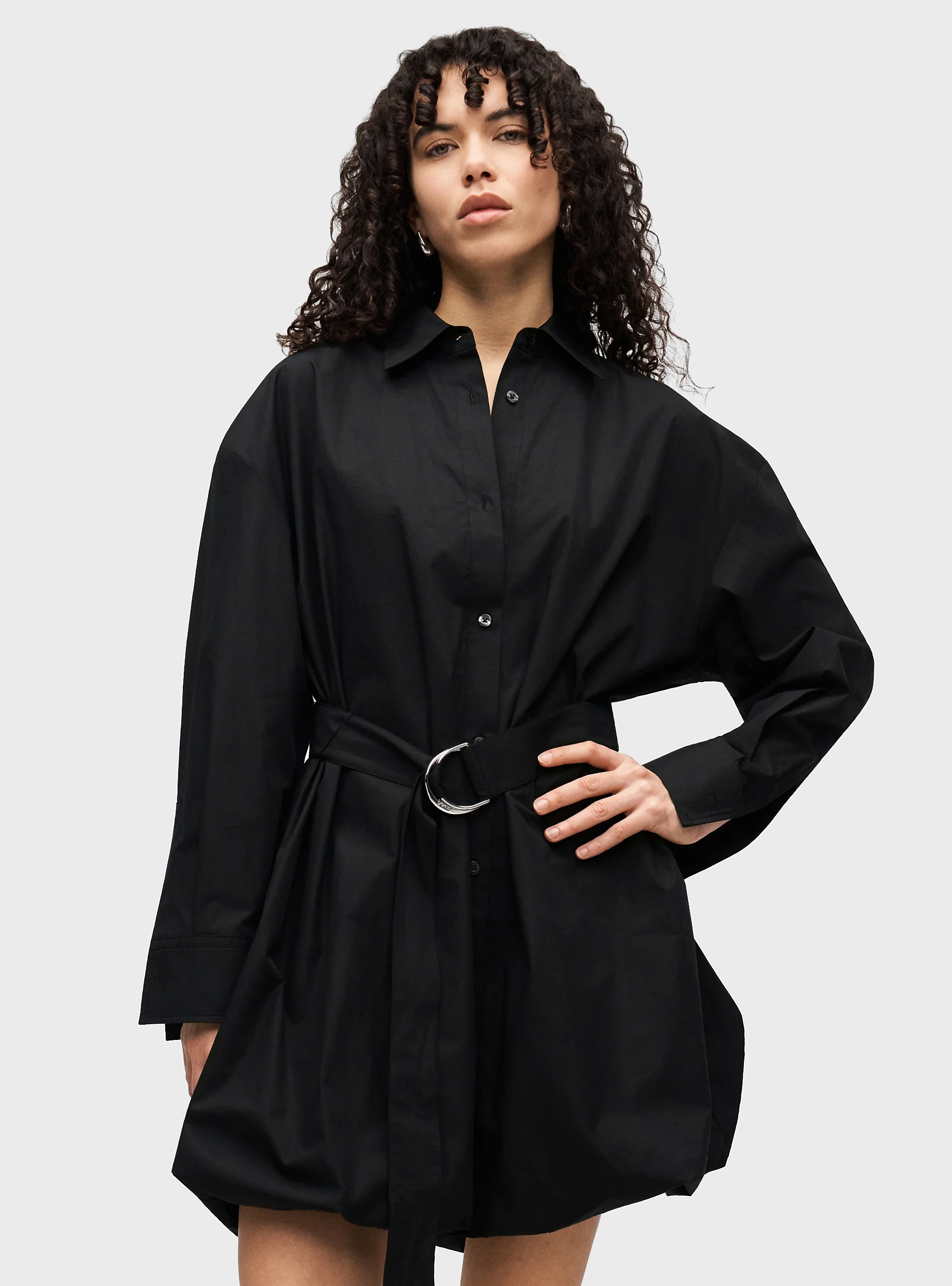 HUGO Belted Dress Kumira - Black