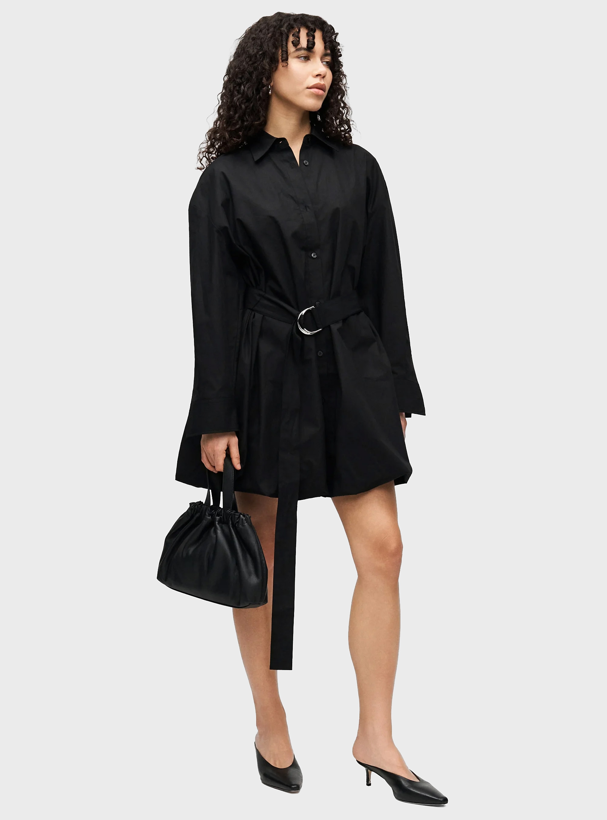HUGO Belted Dress Kumira - Black