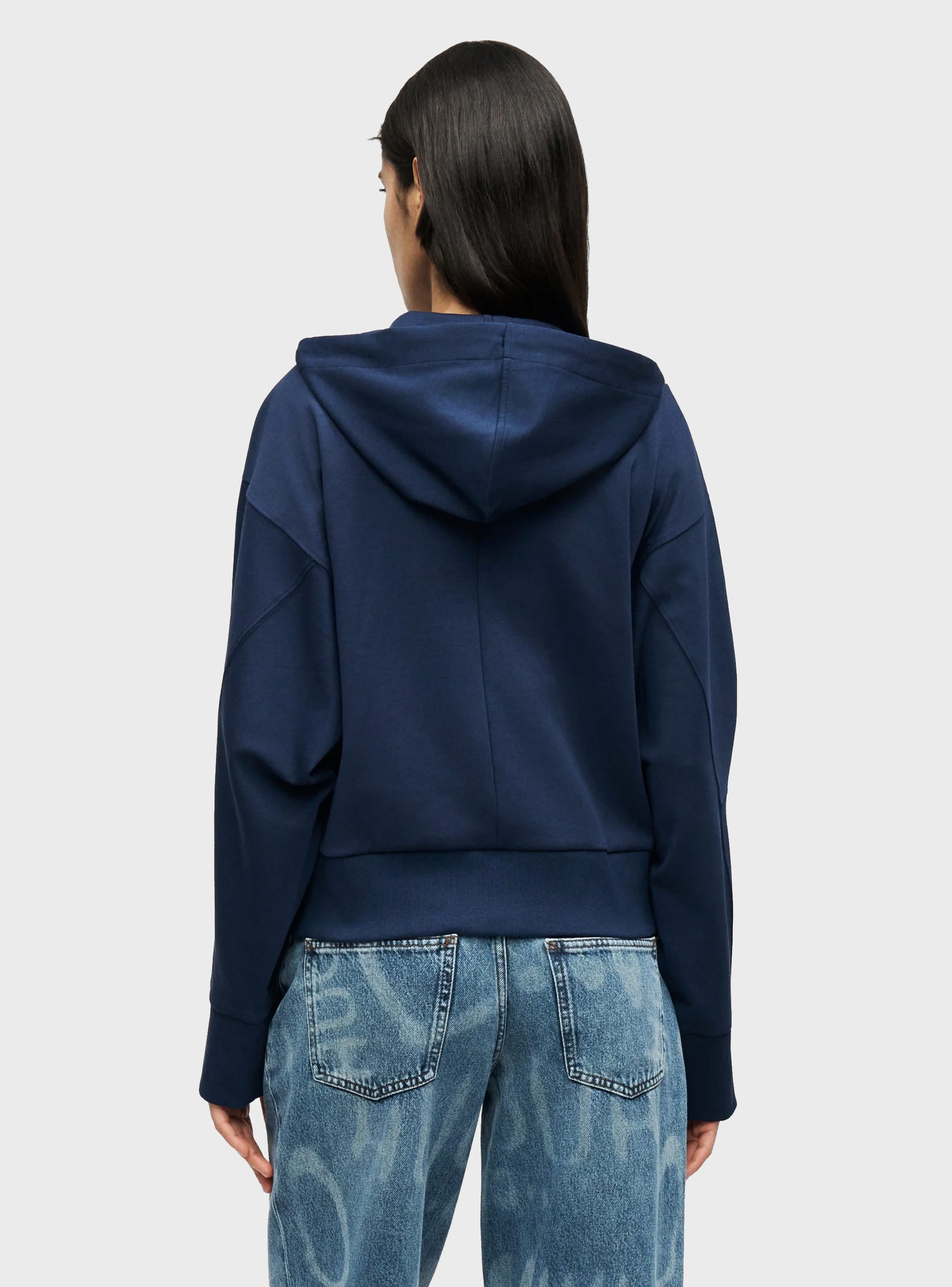 HUGO Zip Hoodie Dumanji - Navy