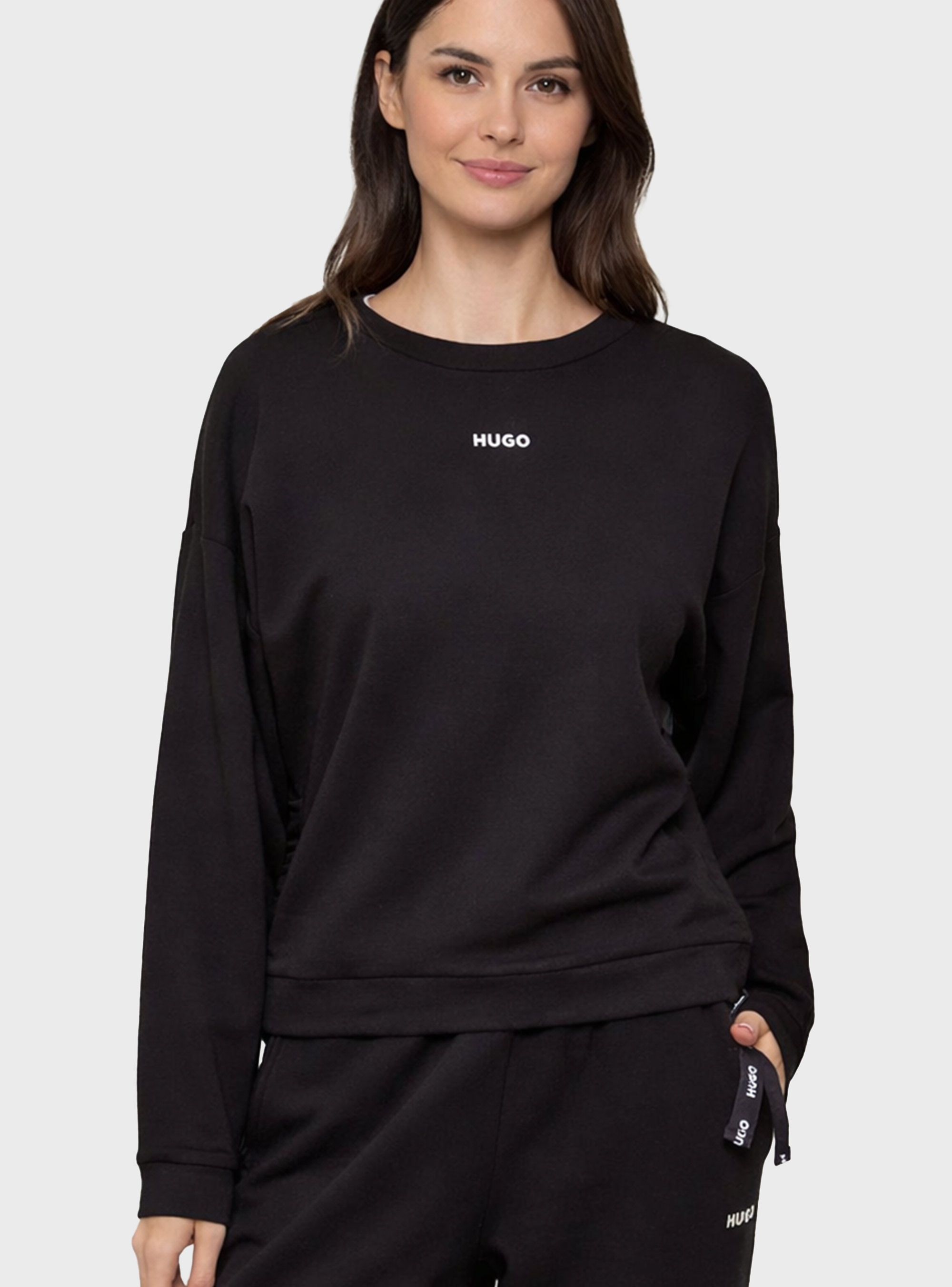 HUGO Lounge Sweatshirt CASUAL - Black