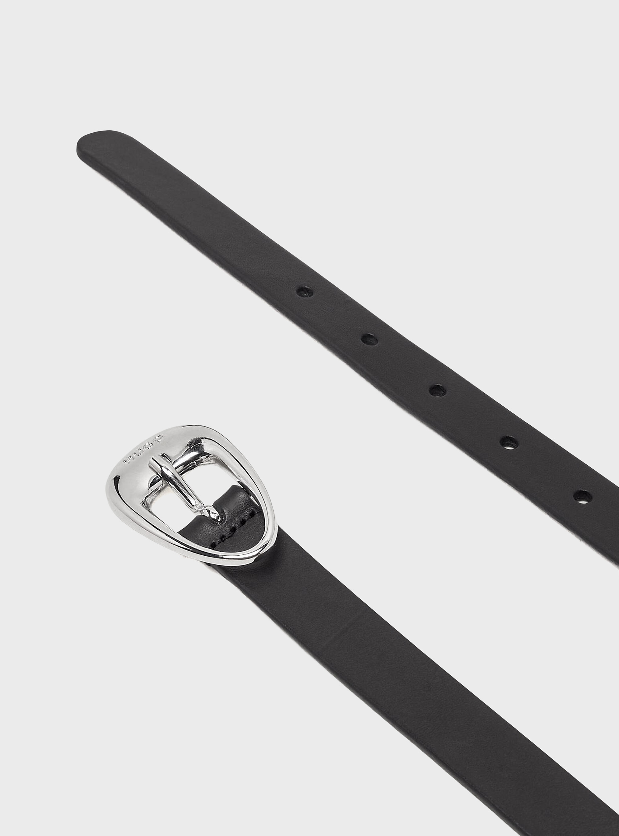 HUGO Italian-Leather Belt With Pin Buckle Jaina_Sz20 - Black