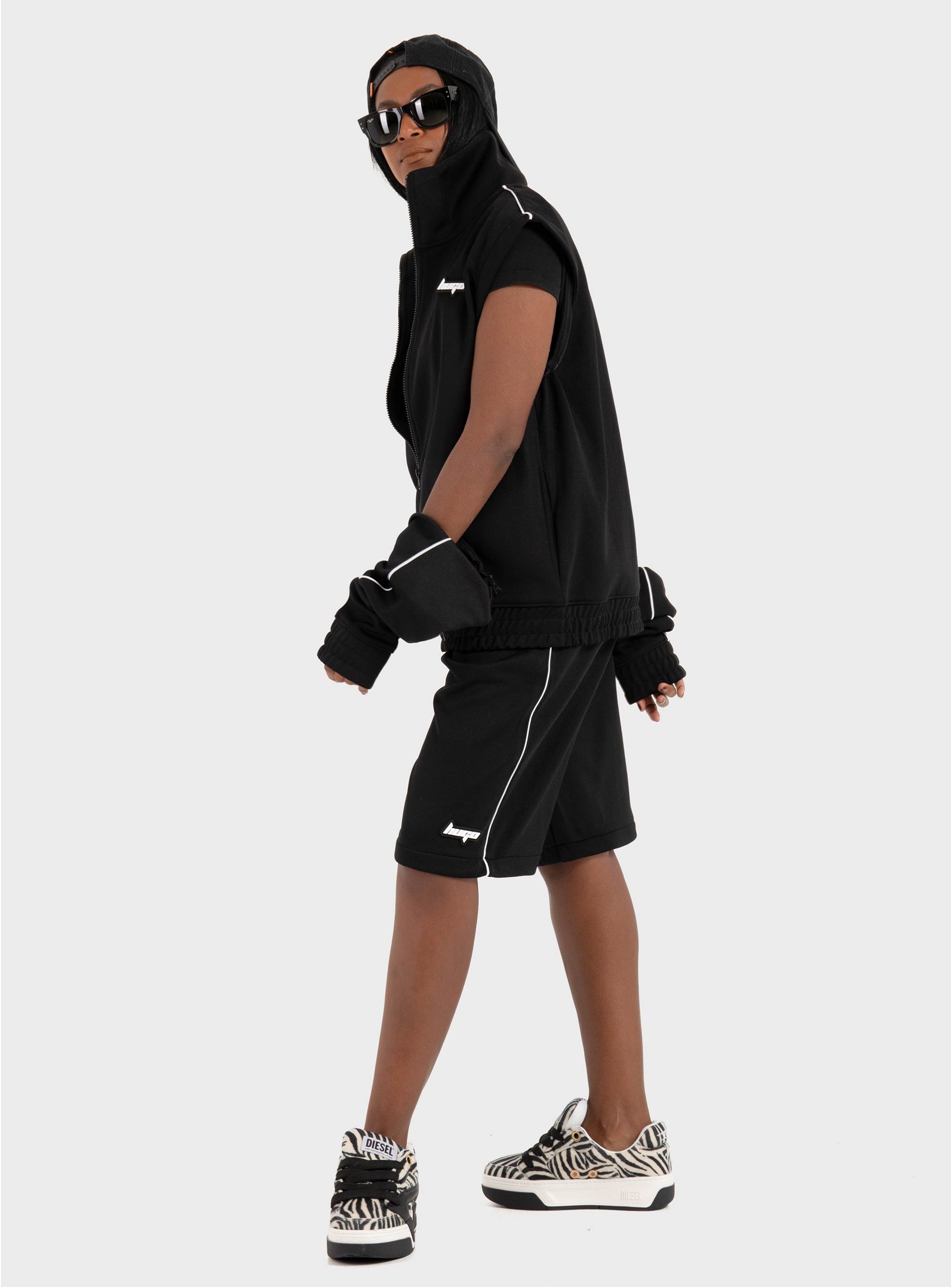 HUGO Tracksuit Jacket Dateam_B - Black