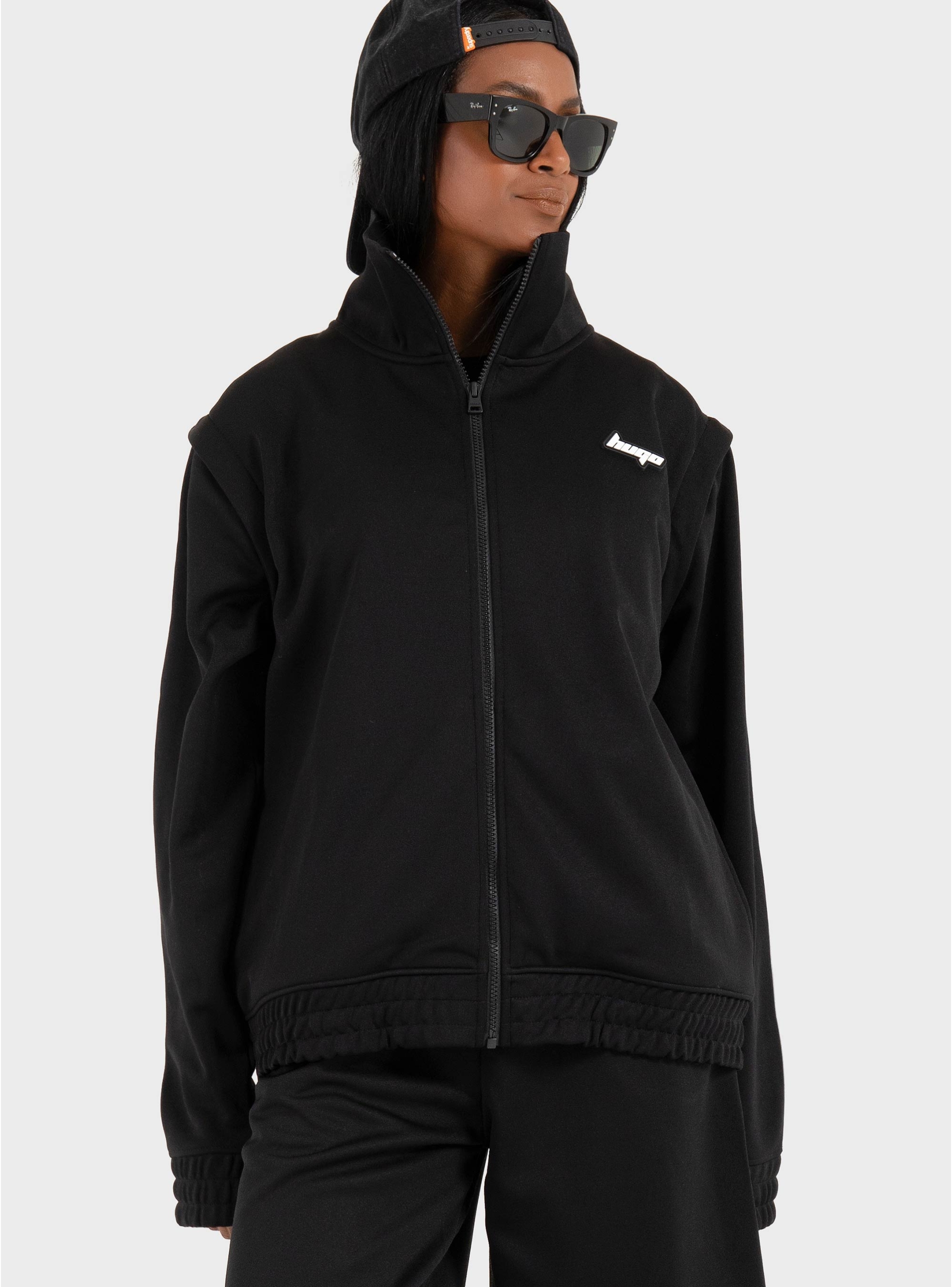 HUGO Tracksuit Jacket Dateam_B - Black