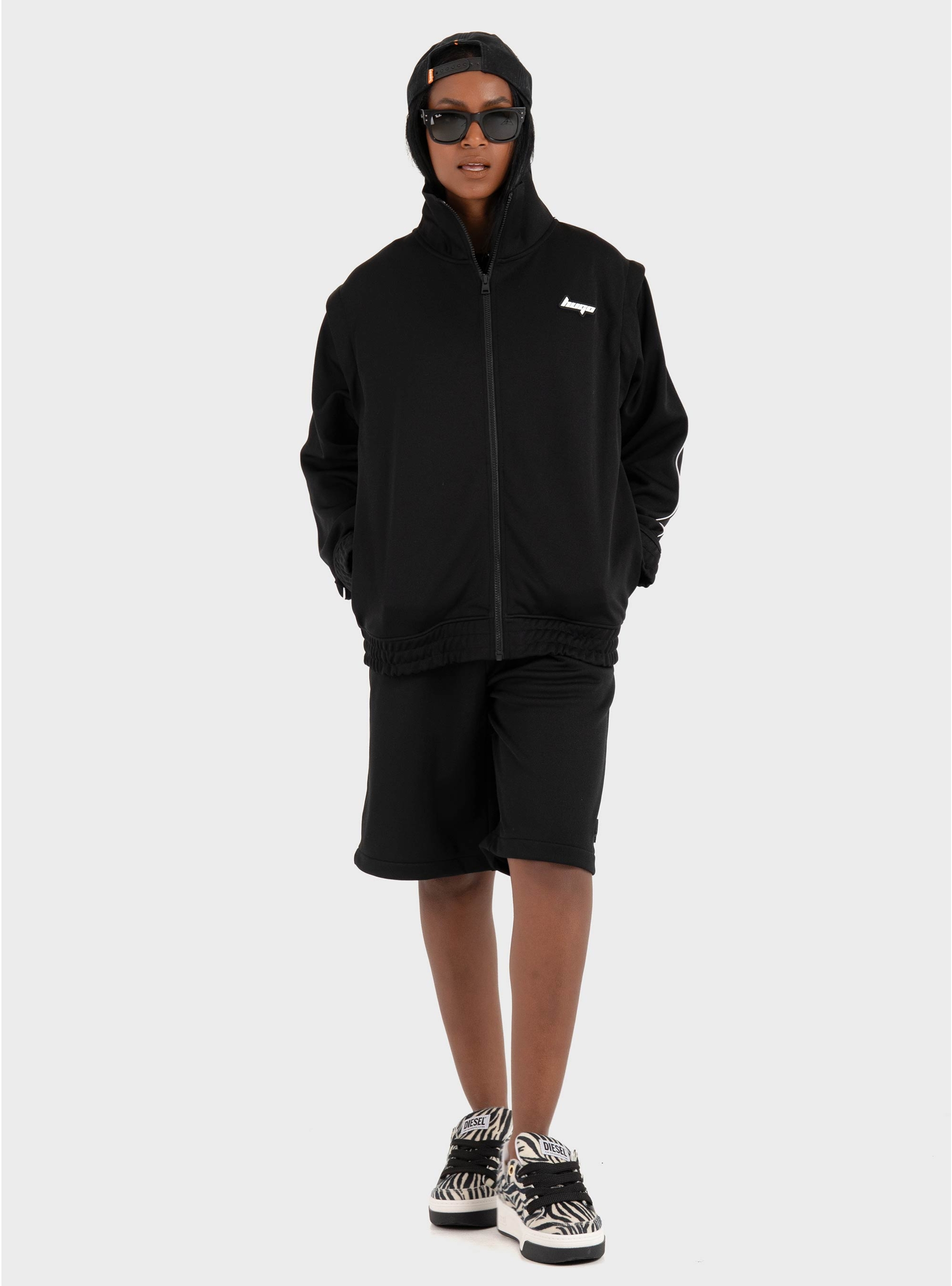 HUGO Tracksuit Jacket Dateam_B - Black