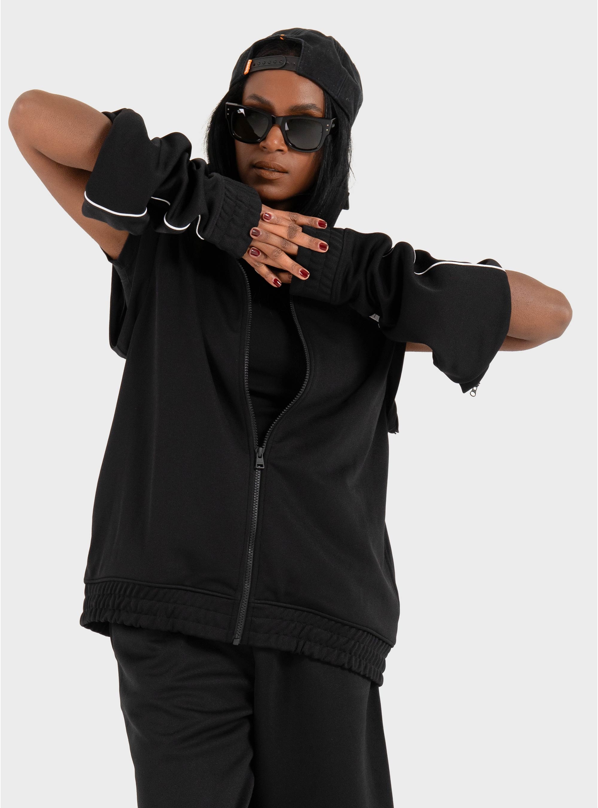 HUGO Tracksuit Jacket Dateam_B - Black
