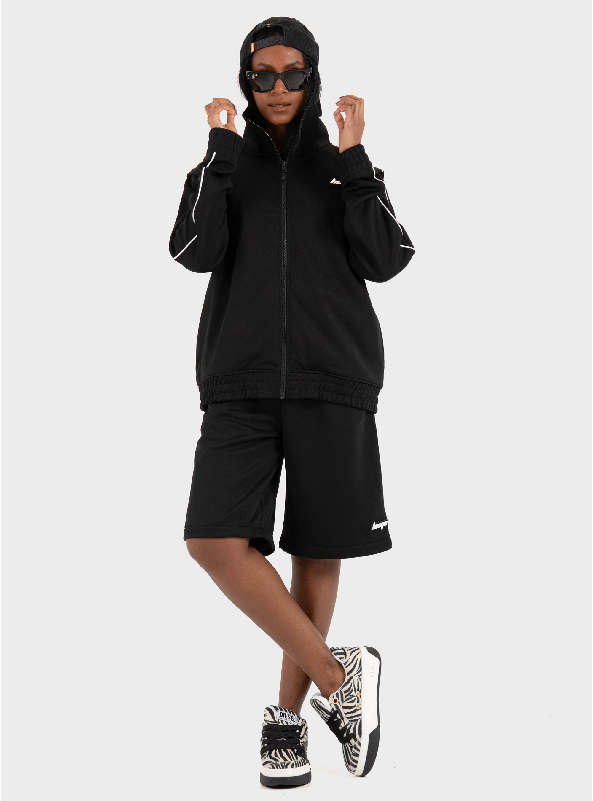 HUGO Tracksuit Jacket Dateam_B - Black