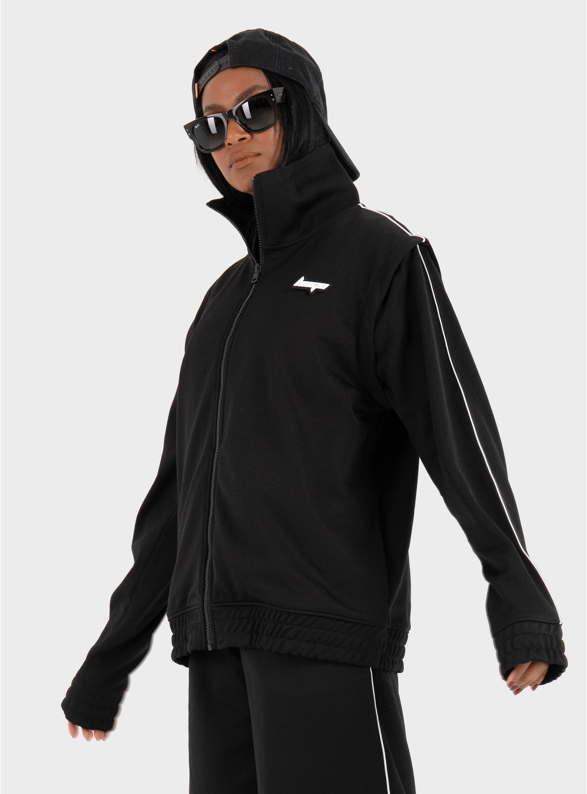 HUGO Tracksuit Jacket Dateam_B - Black