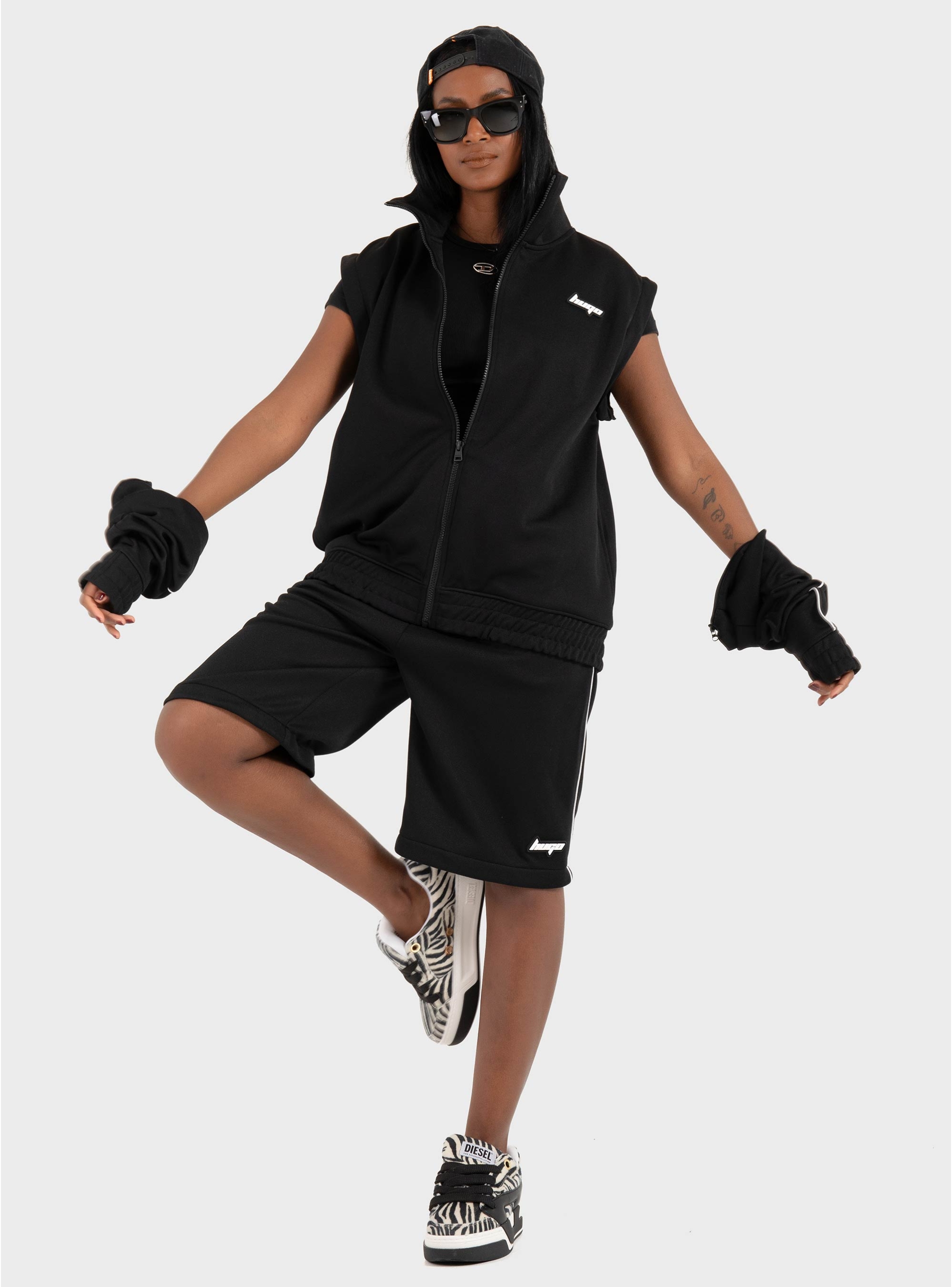 HUGO Tracksuit Jacket Dateam_B - Black