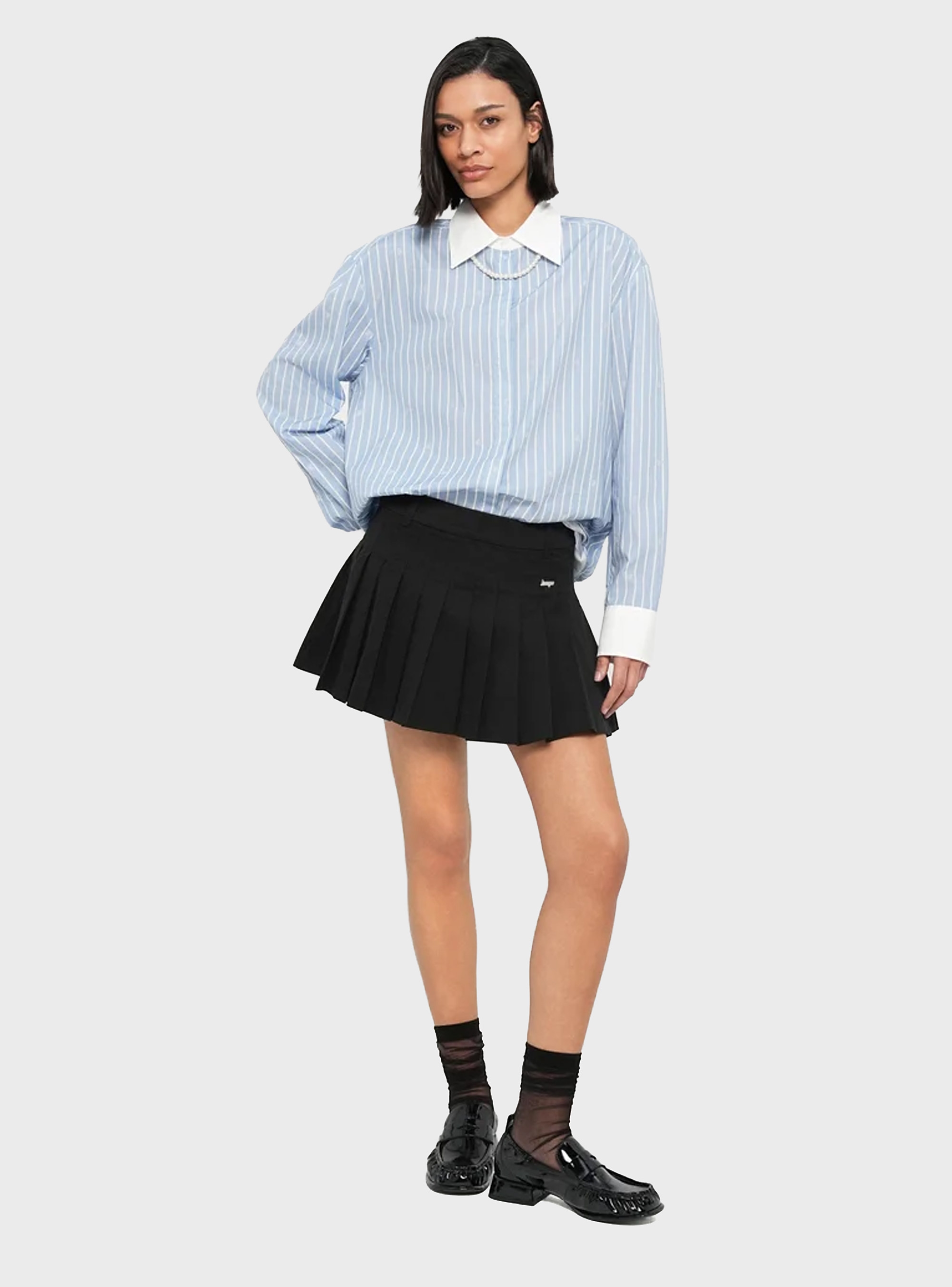 HUGO Short Skirt Remisea-1_B - Black
