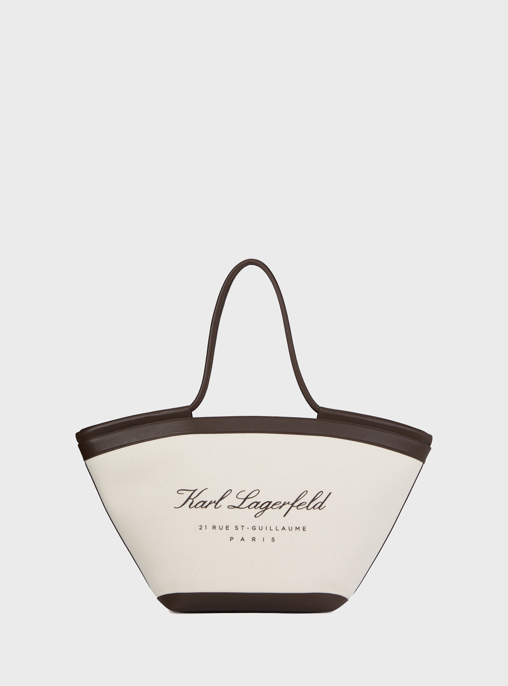 Karl Lagerfeld Hotel Karl Large Beach Tote Bag - Natural