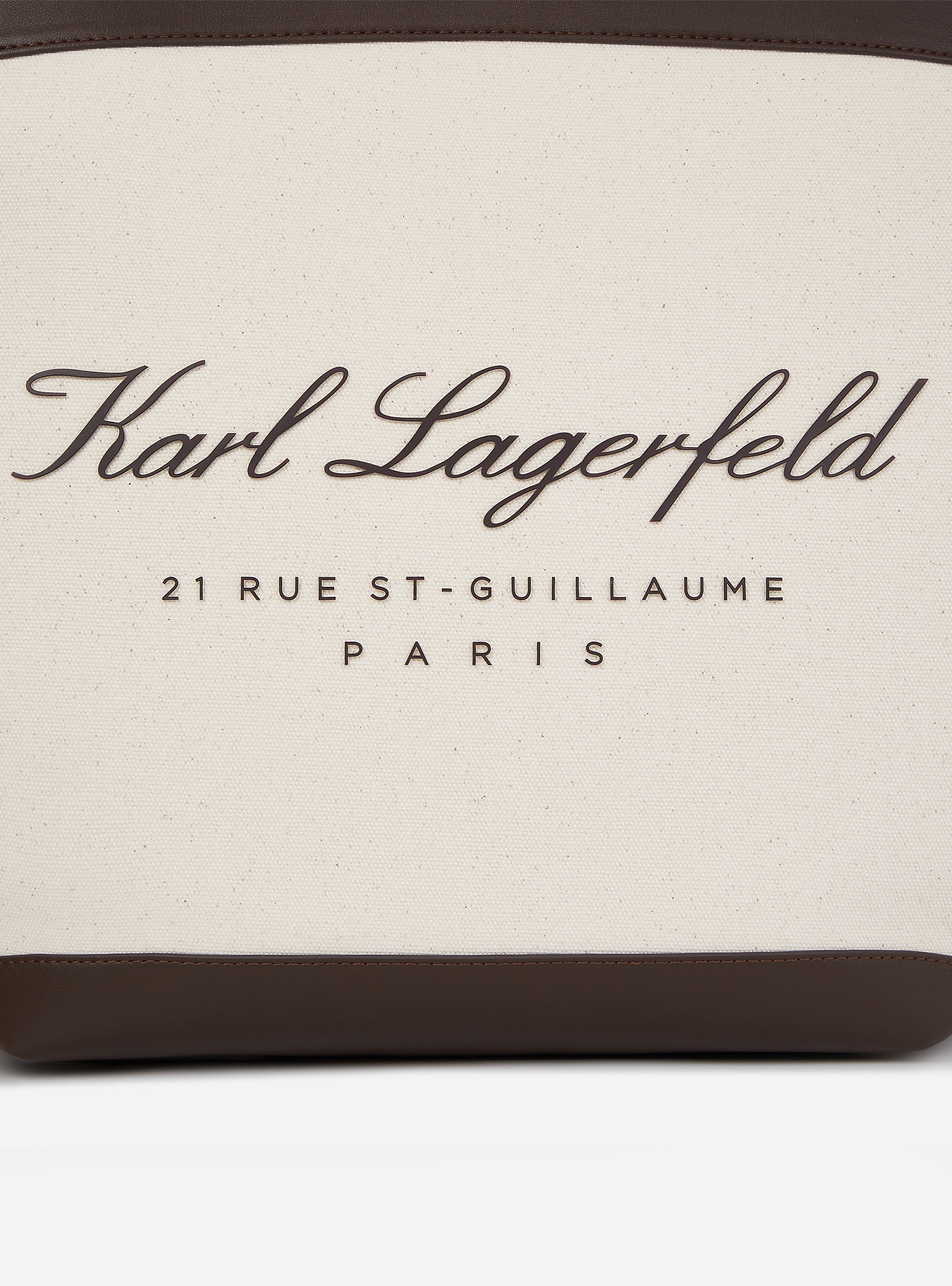 Karl Lagerfeld Hotel Karl Large Beach Tote Bag - Natural