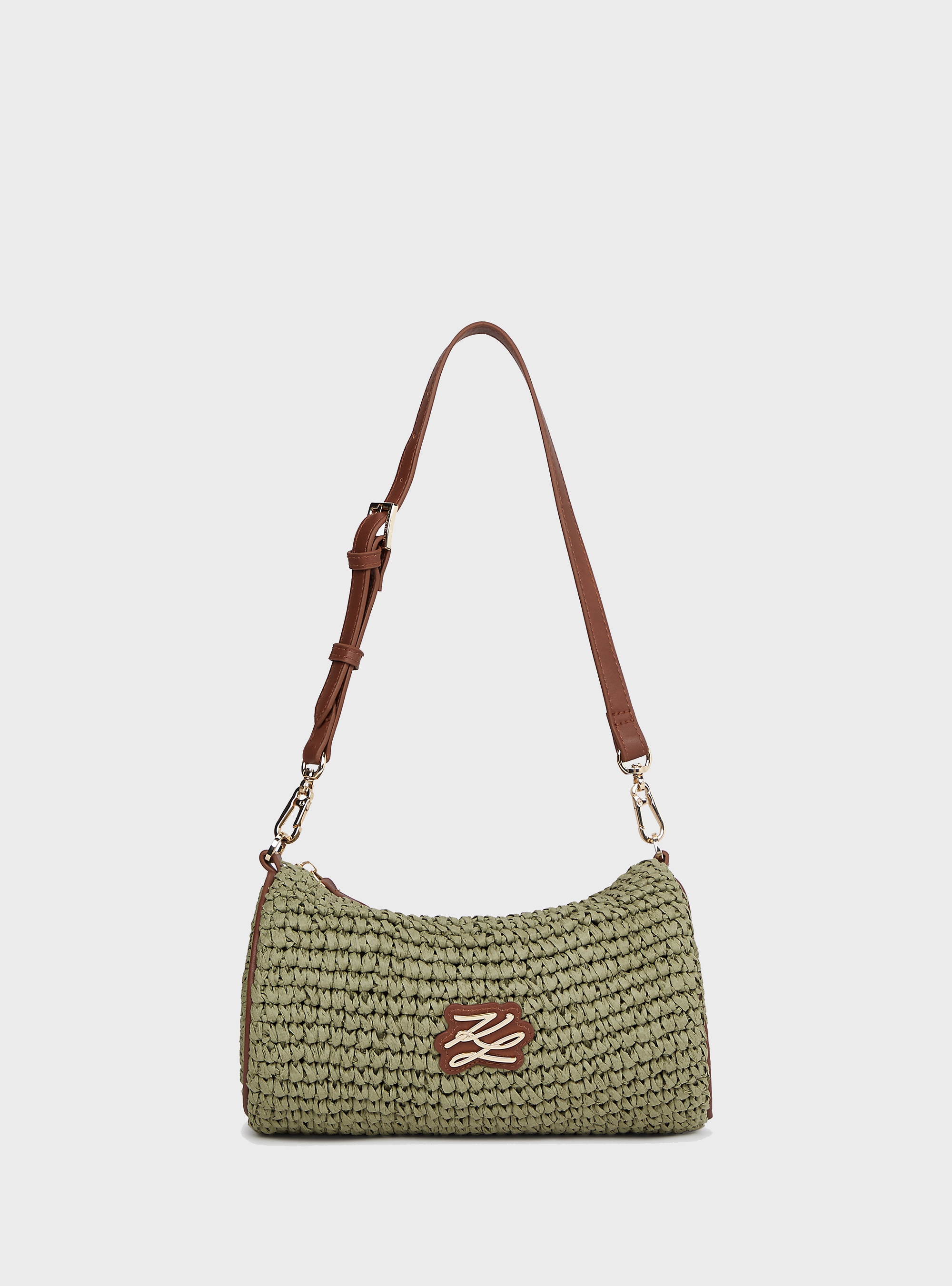 Karl Lagerfeld K/Autograph Tubular Bag - Light Olive