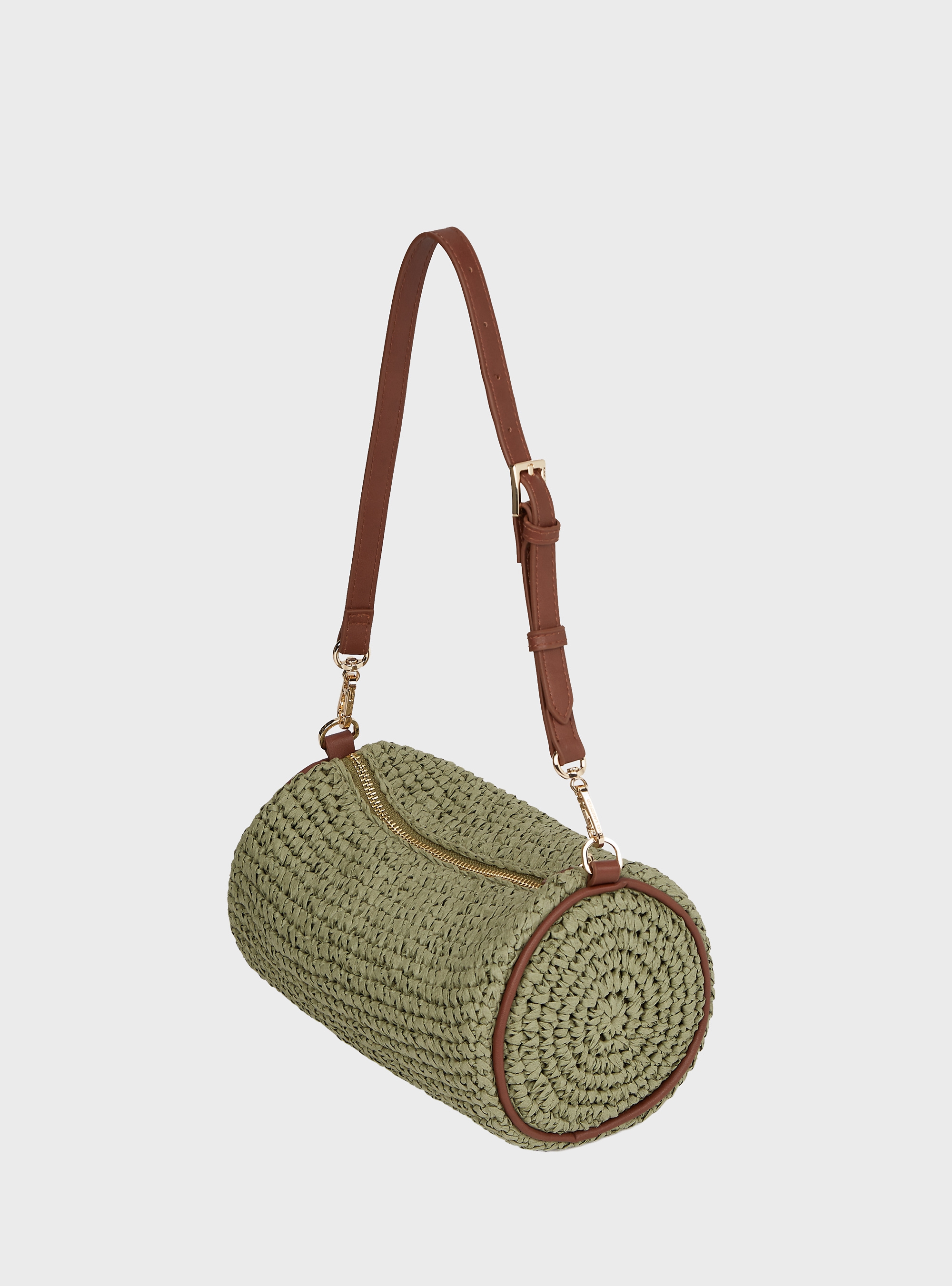 Karl Lagerfeld K/Autograph Tubular Bag - Light Olive