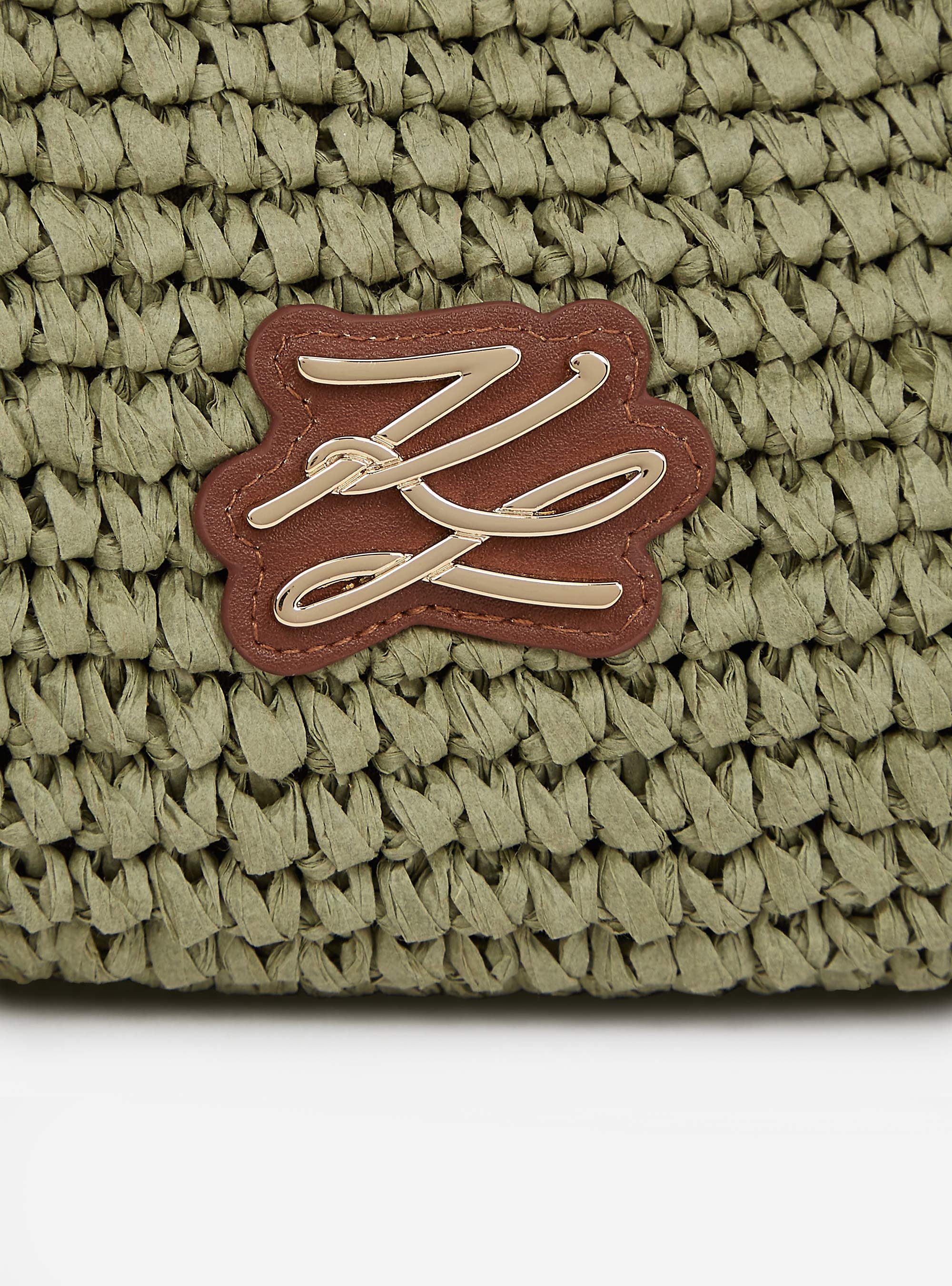 Karl Lagerfeld K/Autograph Tubular Bag - Light Olive