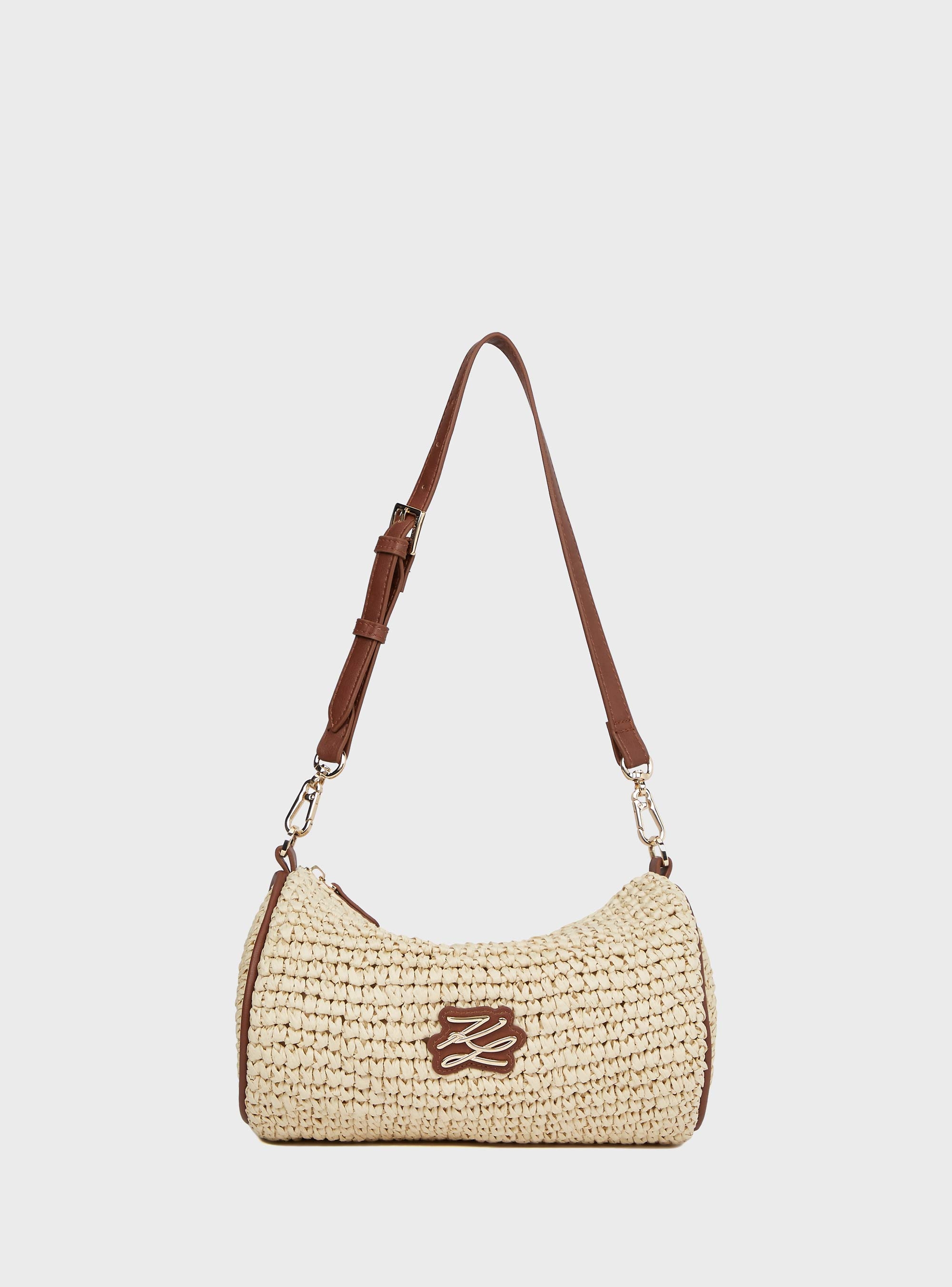 Karl Lagerfeld K/Autograph Tubular Bag - Natural
