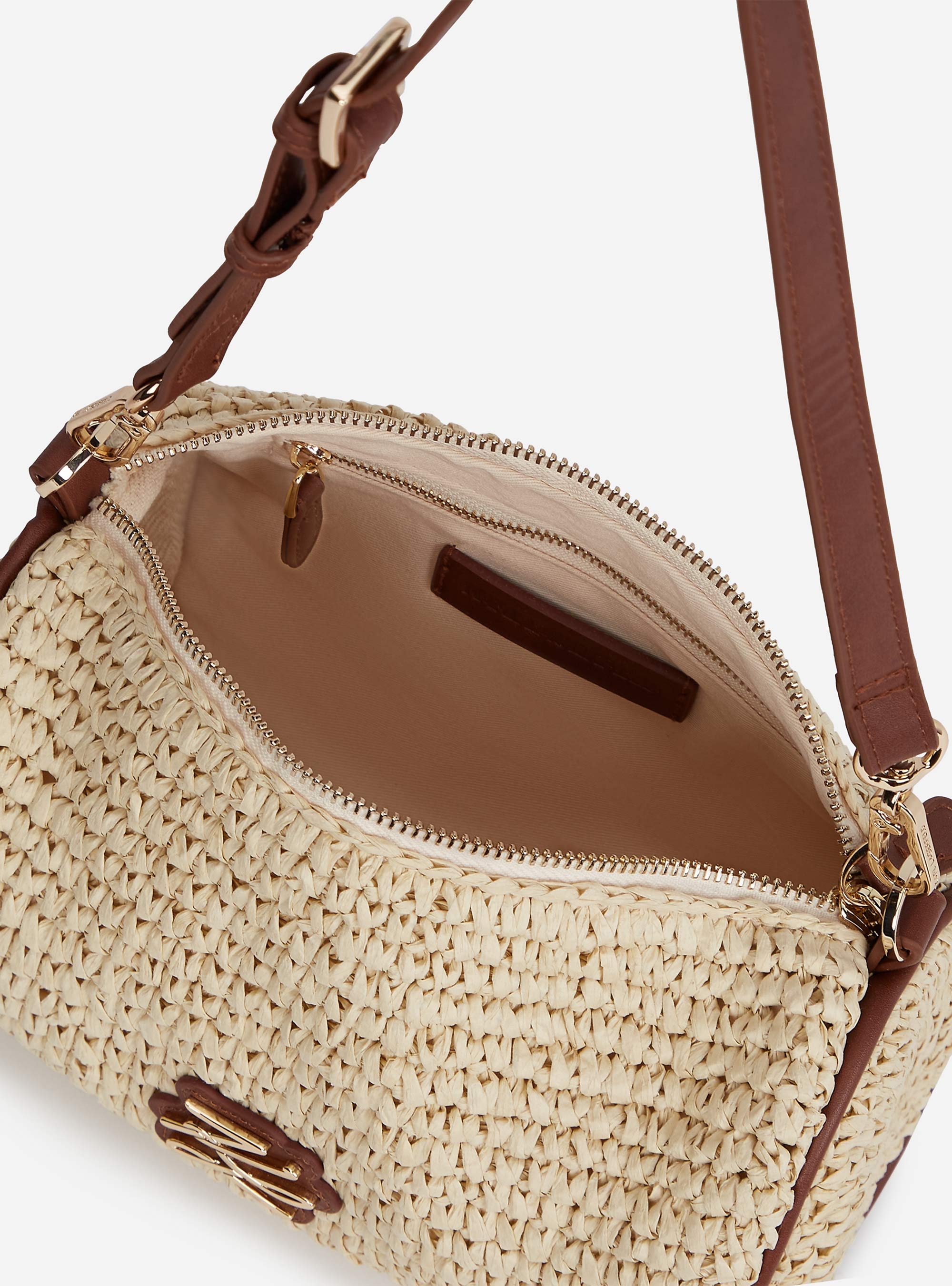 Karl Lagerfeld K/Autograph Tubular Bag - Natural