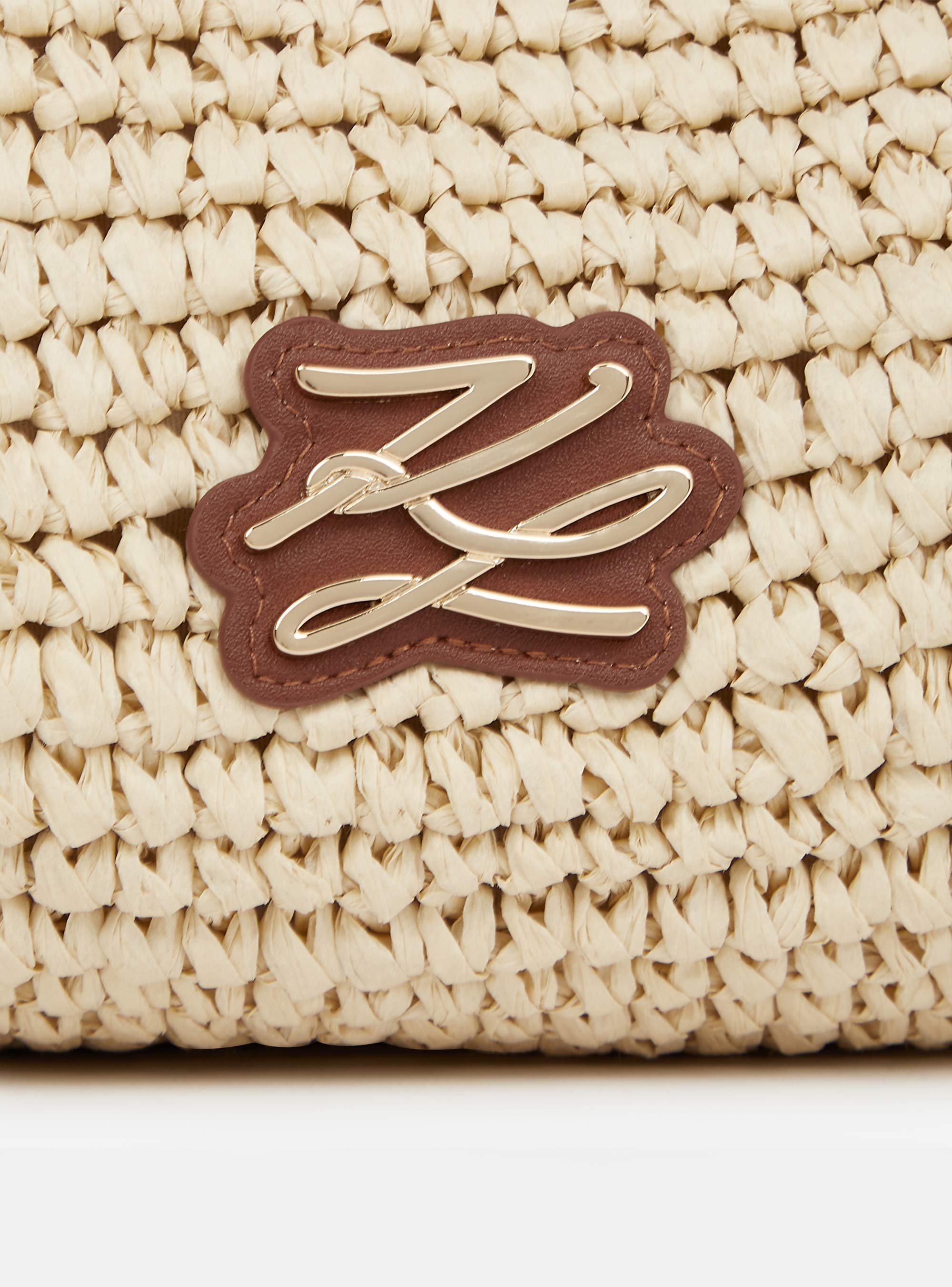 Karl Lagerfeld K/Autograph Tubular Bag - Natural