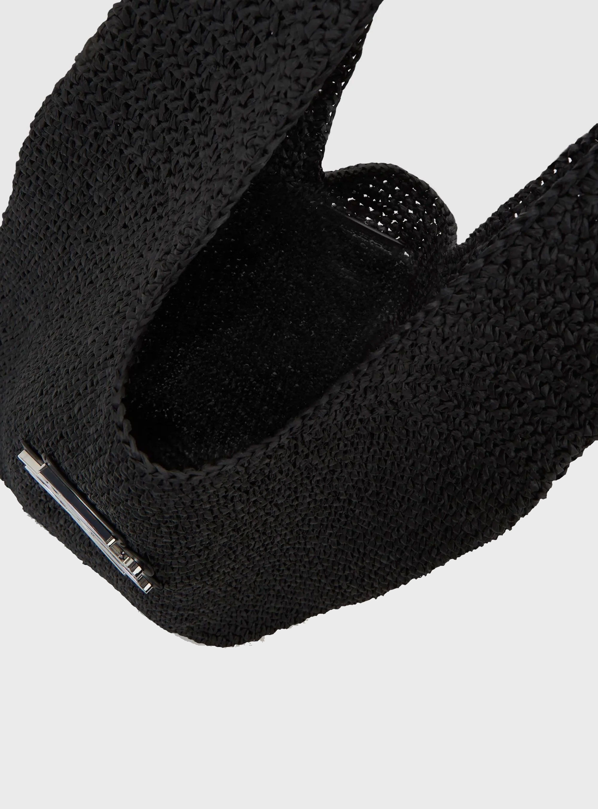 Karl Lagerfeld K/Autograph Crochet Hobo Bag - Black
