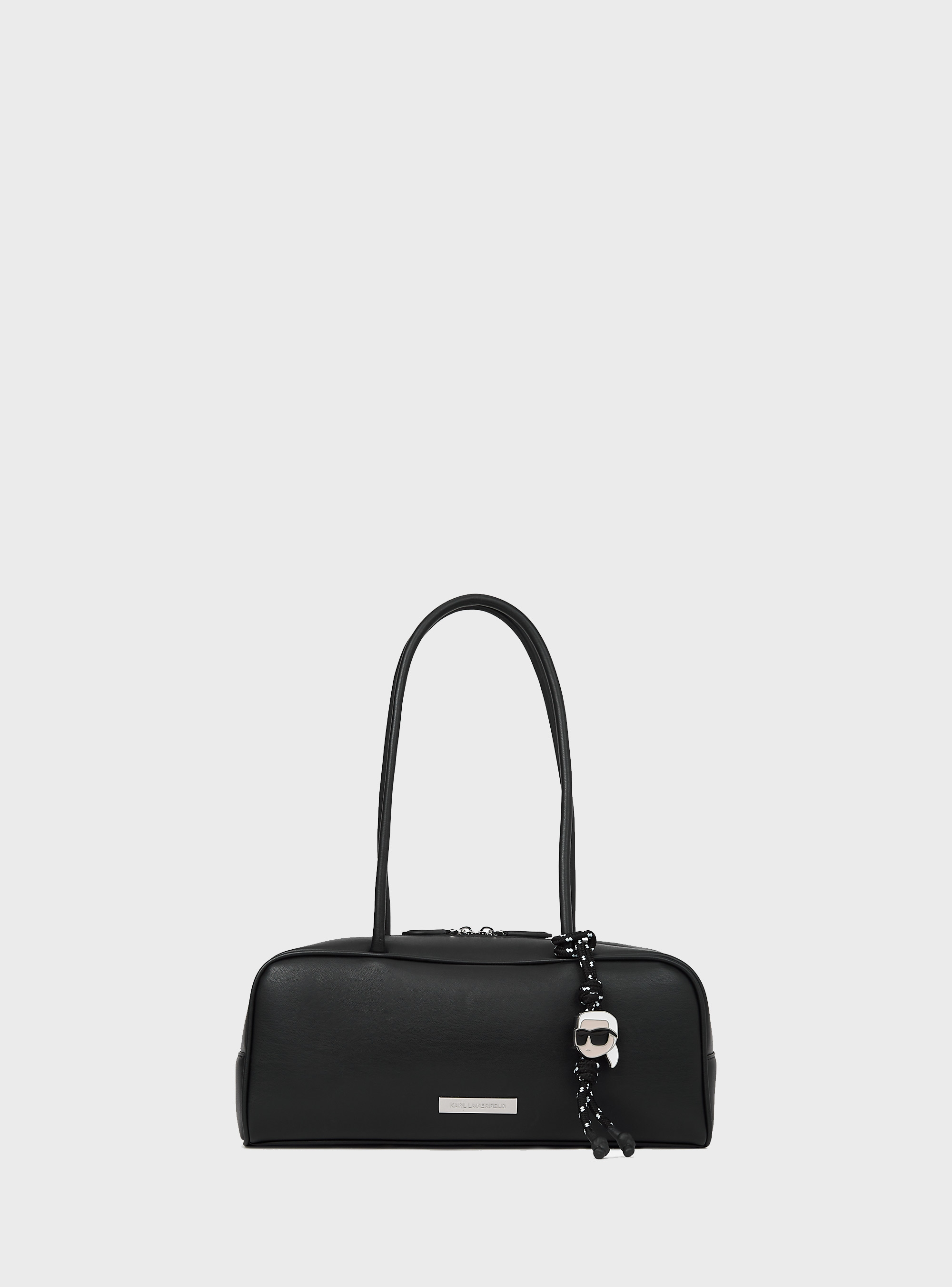 Karl Lagerfeld Ikon Smooth Rectangular Bag - Black