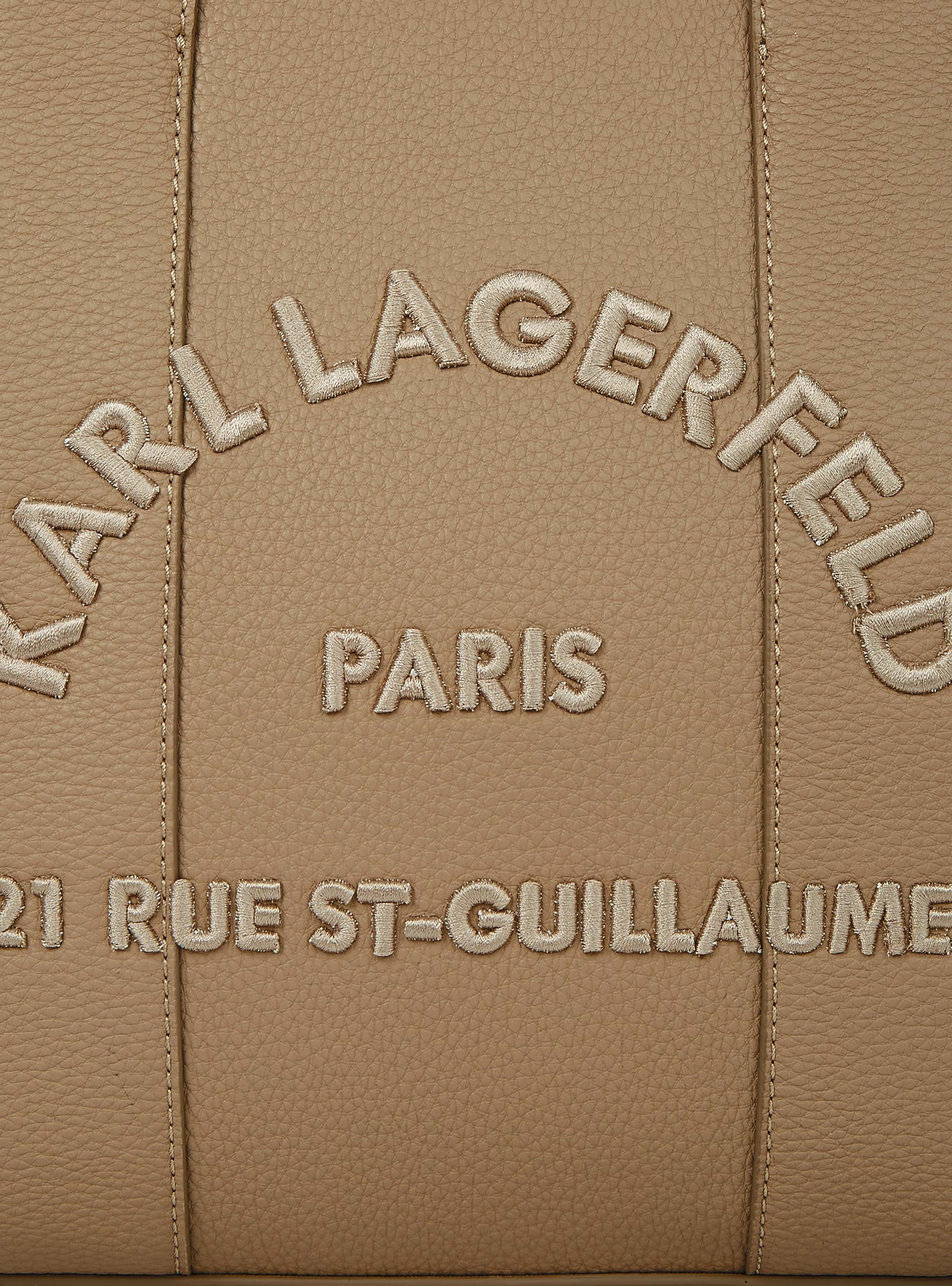 Karl Lagerfeld Rue St-Guillaume Medium Tote Bag - Light Brown