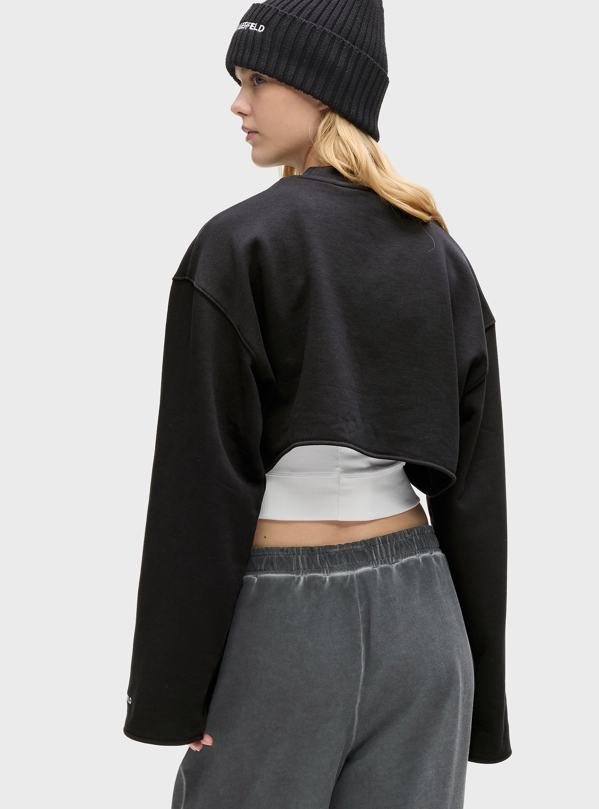 Karl Lagerfeld Jeans Layered Sweatshirt - Black