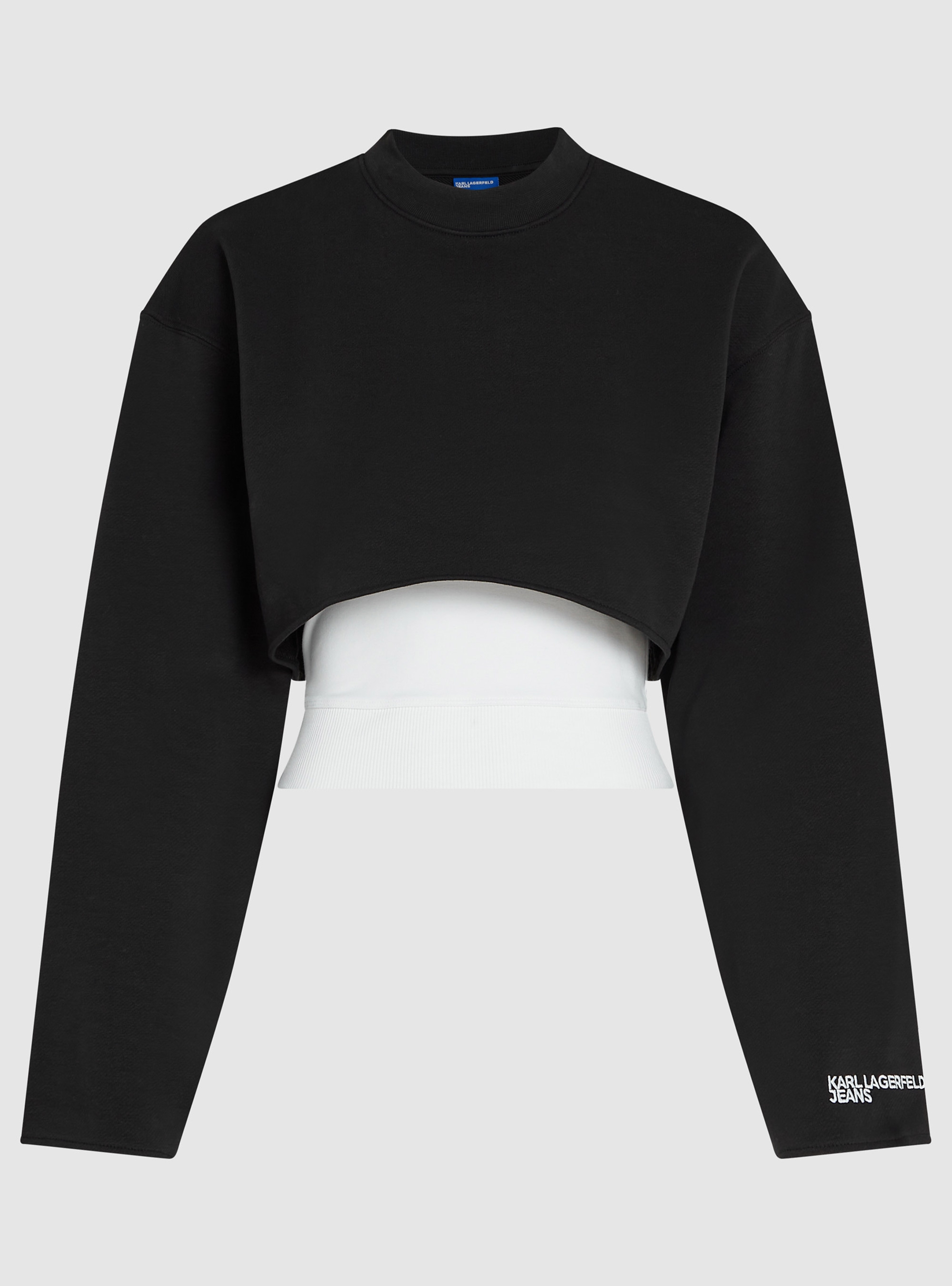 Karl Lagerfeld Jeans Layered Sweatshirt - Black