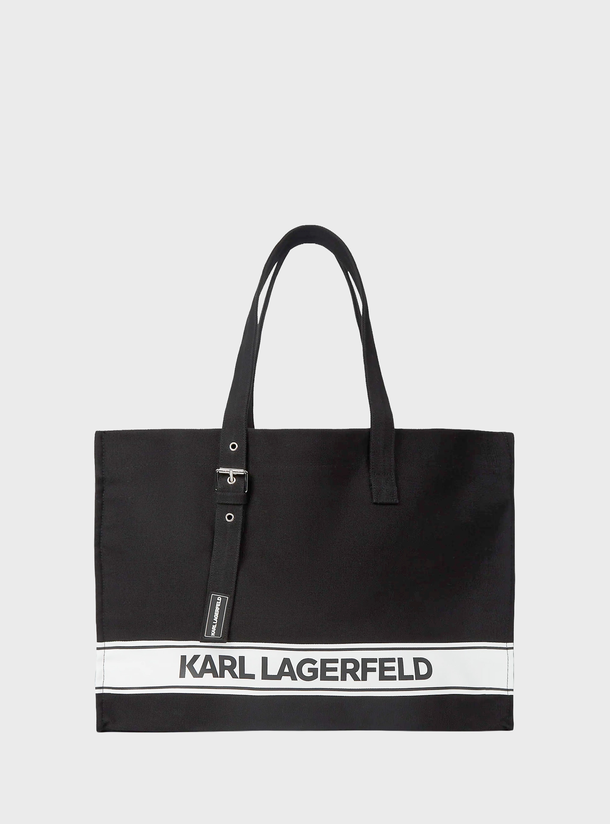 Karl Lagerfeld Logo Beach Bag - Black