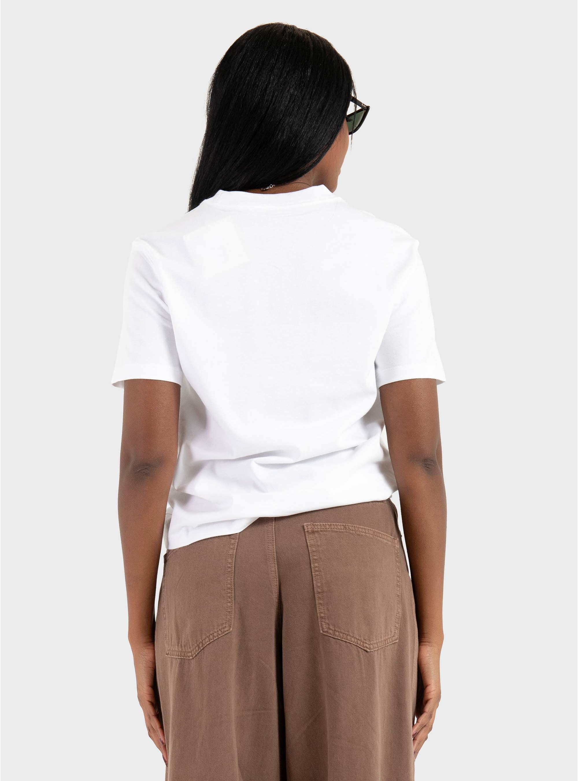 Calvin Klein Sequin Monogram Classic T-Shirt - White