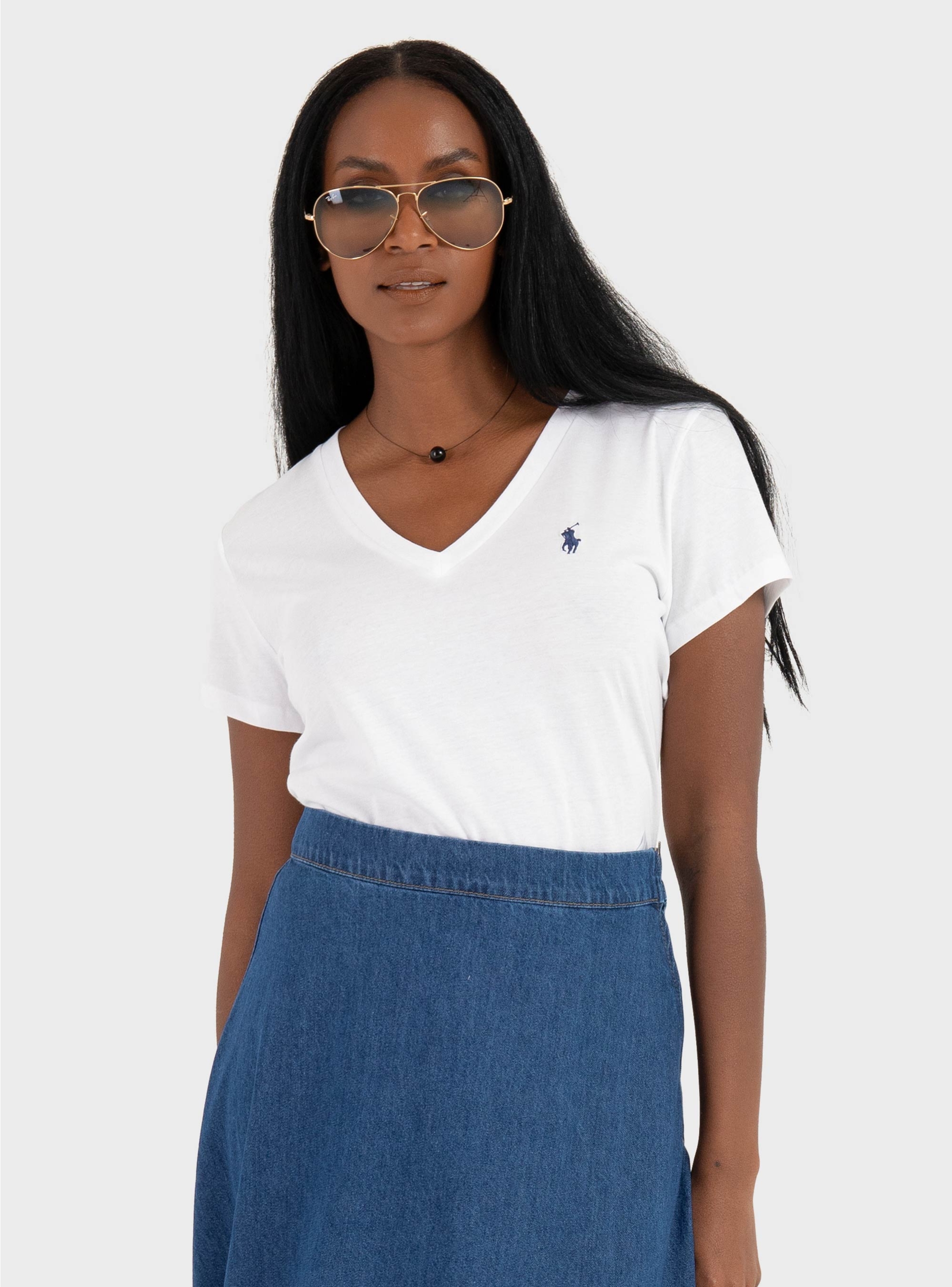 Polo Ralph Lauren V-Neck T-Shirt - White