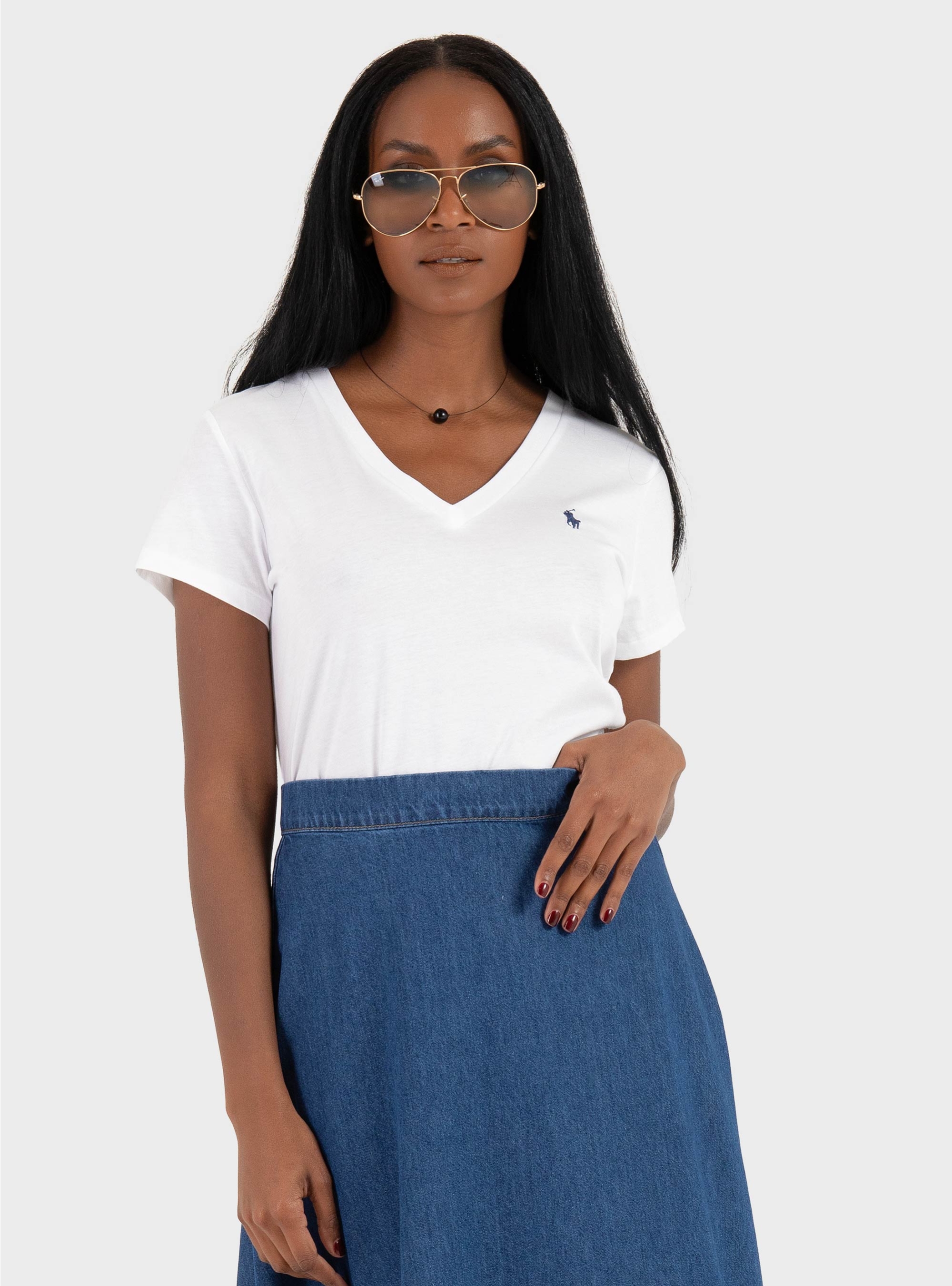 Polo Ralph Lauren V-Neck T-Shirt - White