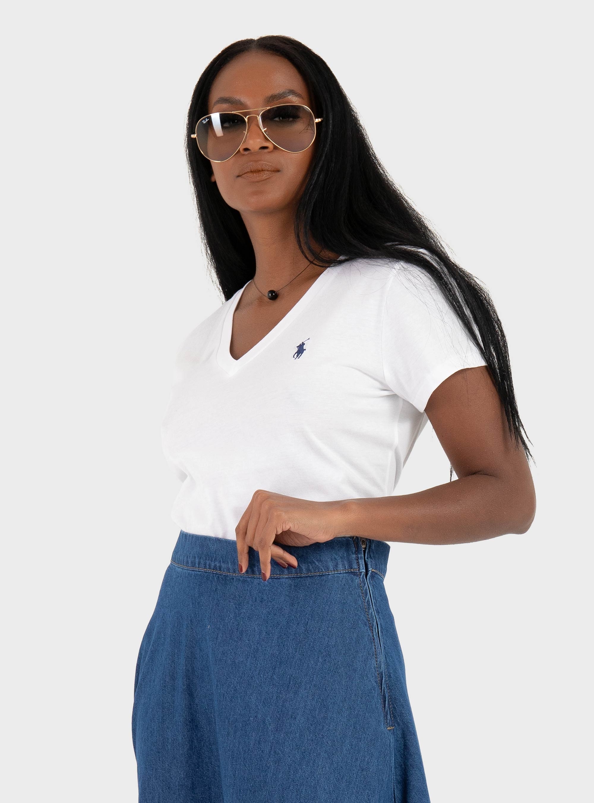 Polo Ralph Lauren V-Neck T-Shirt - White