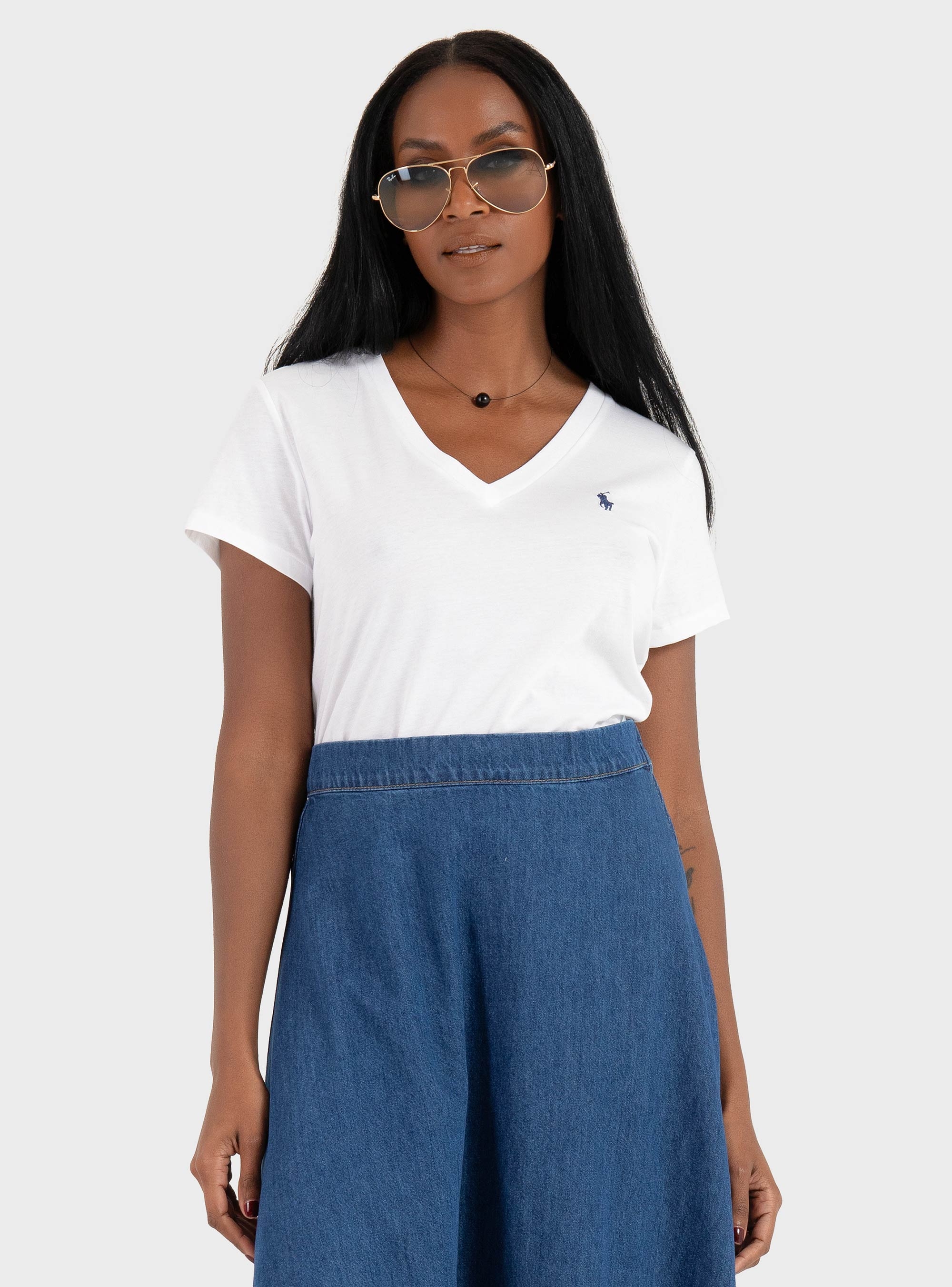 Polo Ralph Lauren V-Neck T-Shirt - White